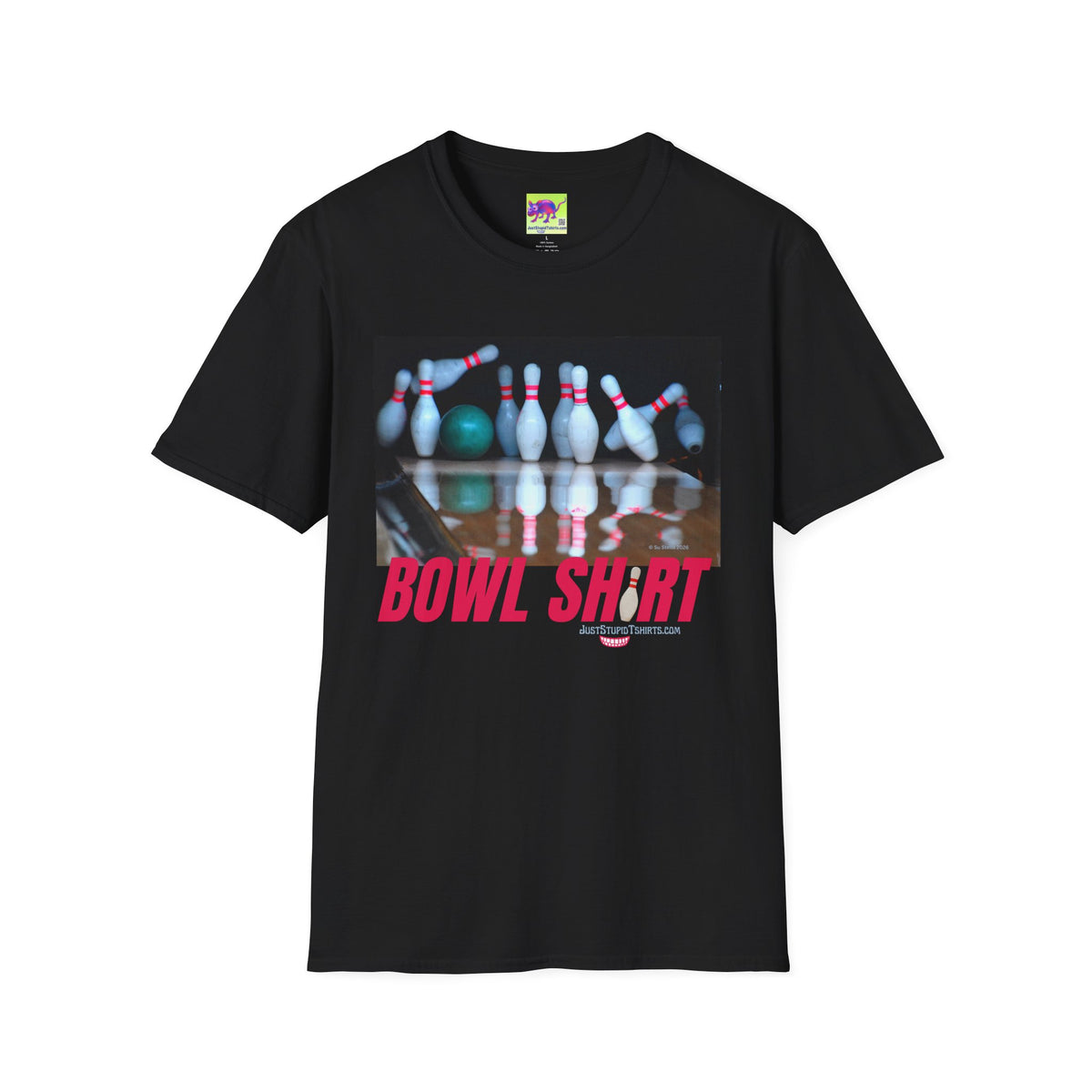 BOWL SHIRT- Retro Bowling Alley Tee- Bowling Pins Graphic T-Shirt — Bowling league shirt