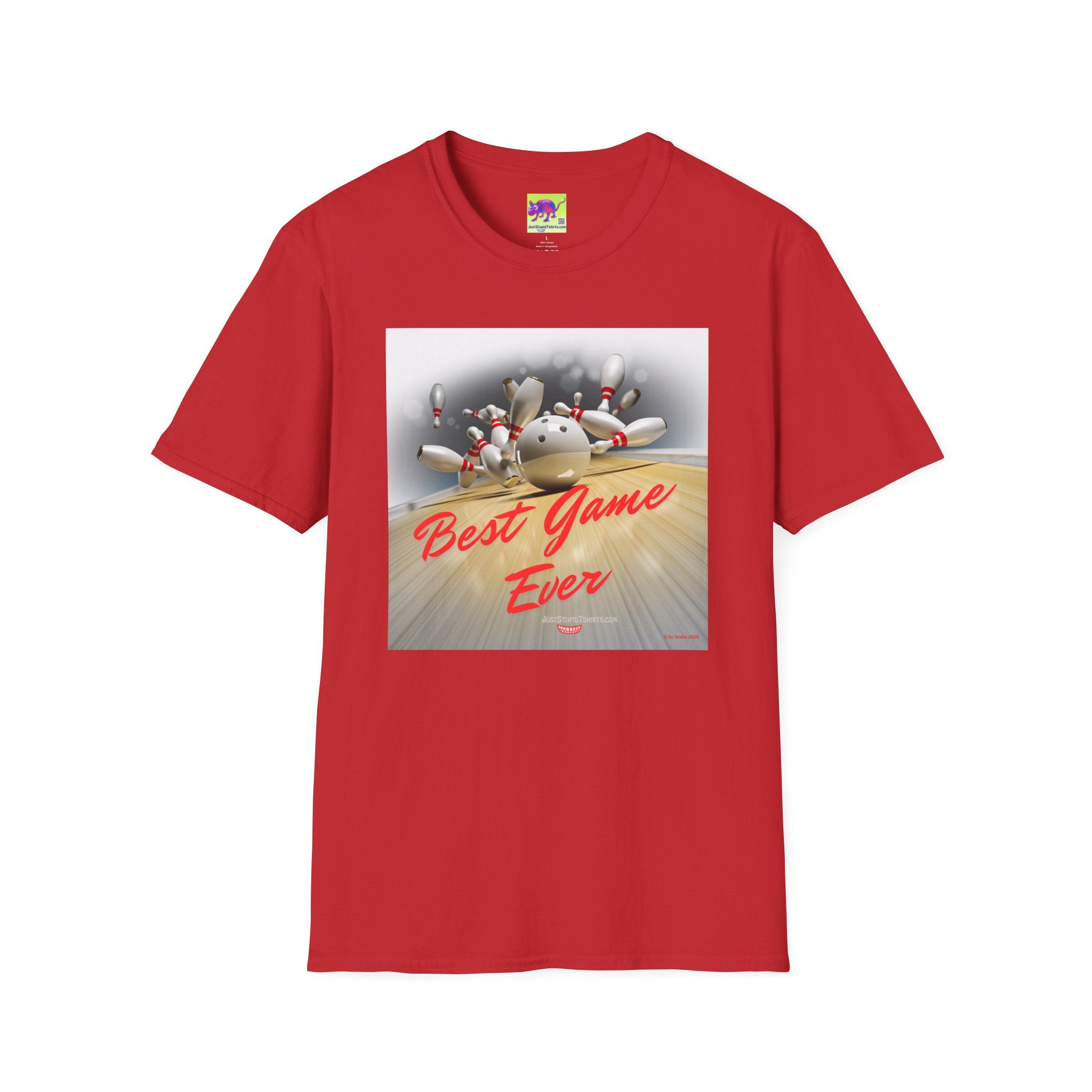 Bowling T-Shirt — "Best Game Ever" Retro Strike Tee for Bowlers