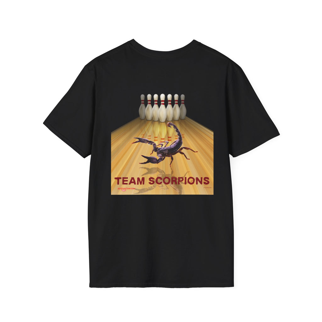 Lethal Insect Team Bowling Pocket Logo T‑Shirt — 2 sided Vintage  Chest Print