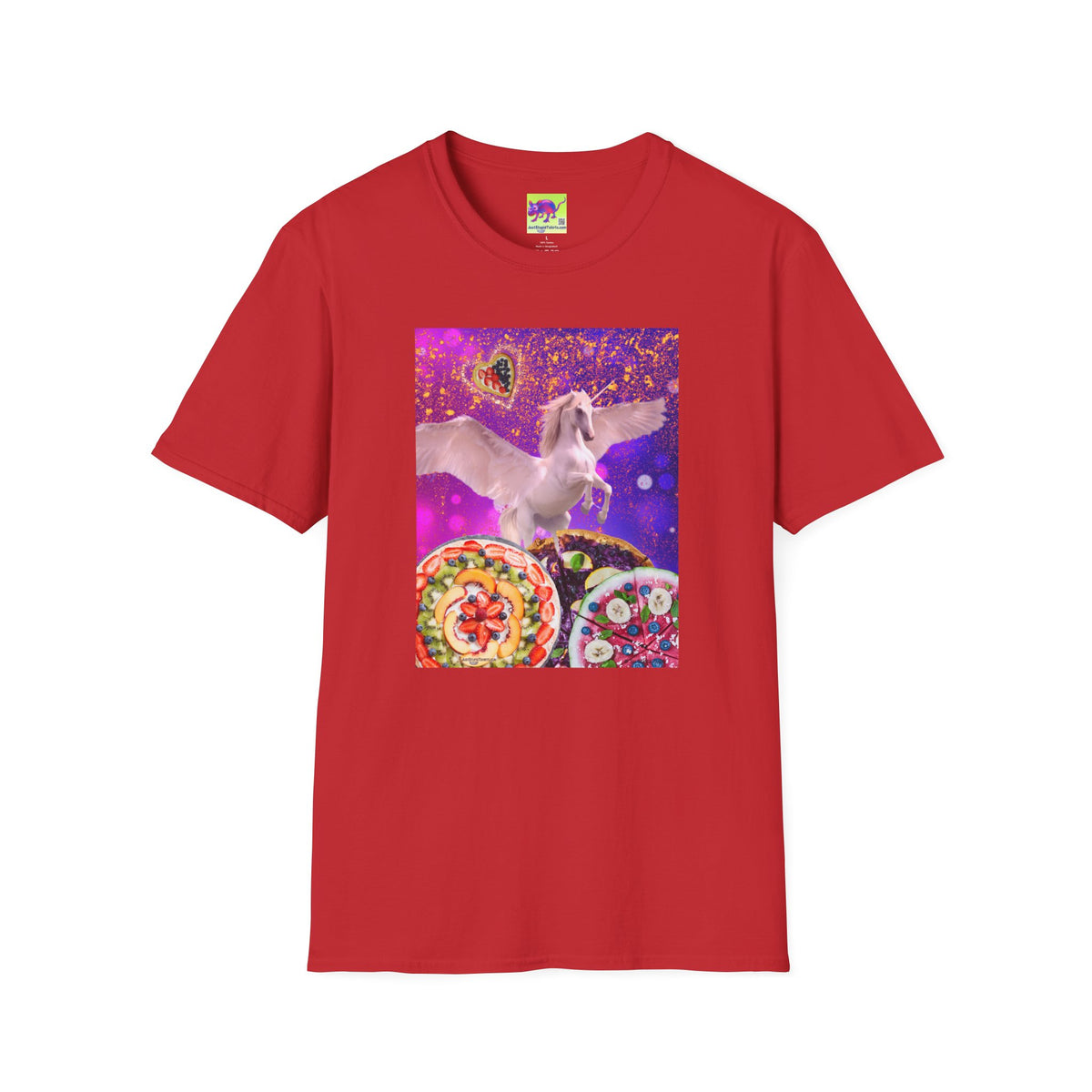 Pegasus the Pizza Dessert Pony  Dream T-Shirt — Magical Unicorn Graphic Tee- Girl Gift- Foodie Shirt