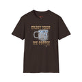 "Enjoy Your Ice Coffee"- Ice Coffee Graphic T-Shirt — Coffee Lovers Gift- Mom- Dad- Grad gifts