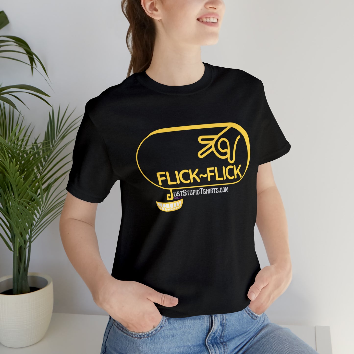 Flick Flick- Fonts matter Unisex Jersey Short Sleeve Tee -Just