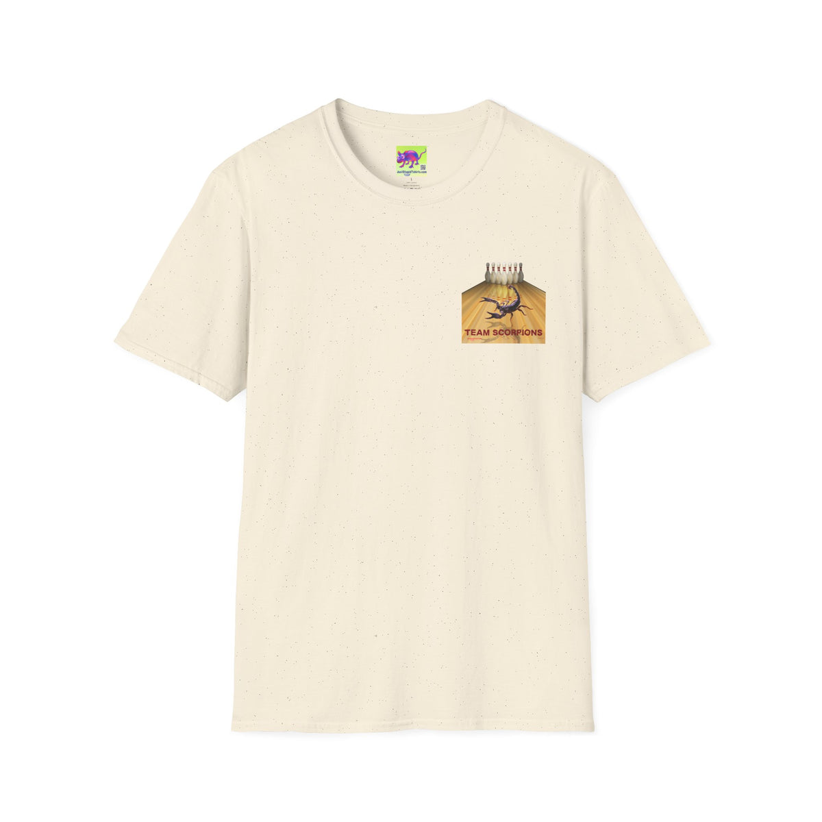 Lethal Insect Team Bowling Pocket Logo T‑Shirt — 2 sided Vintage  Chest Print