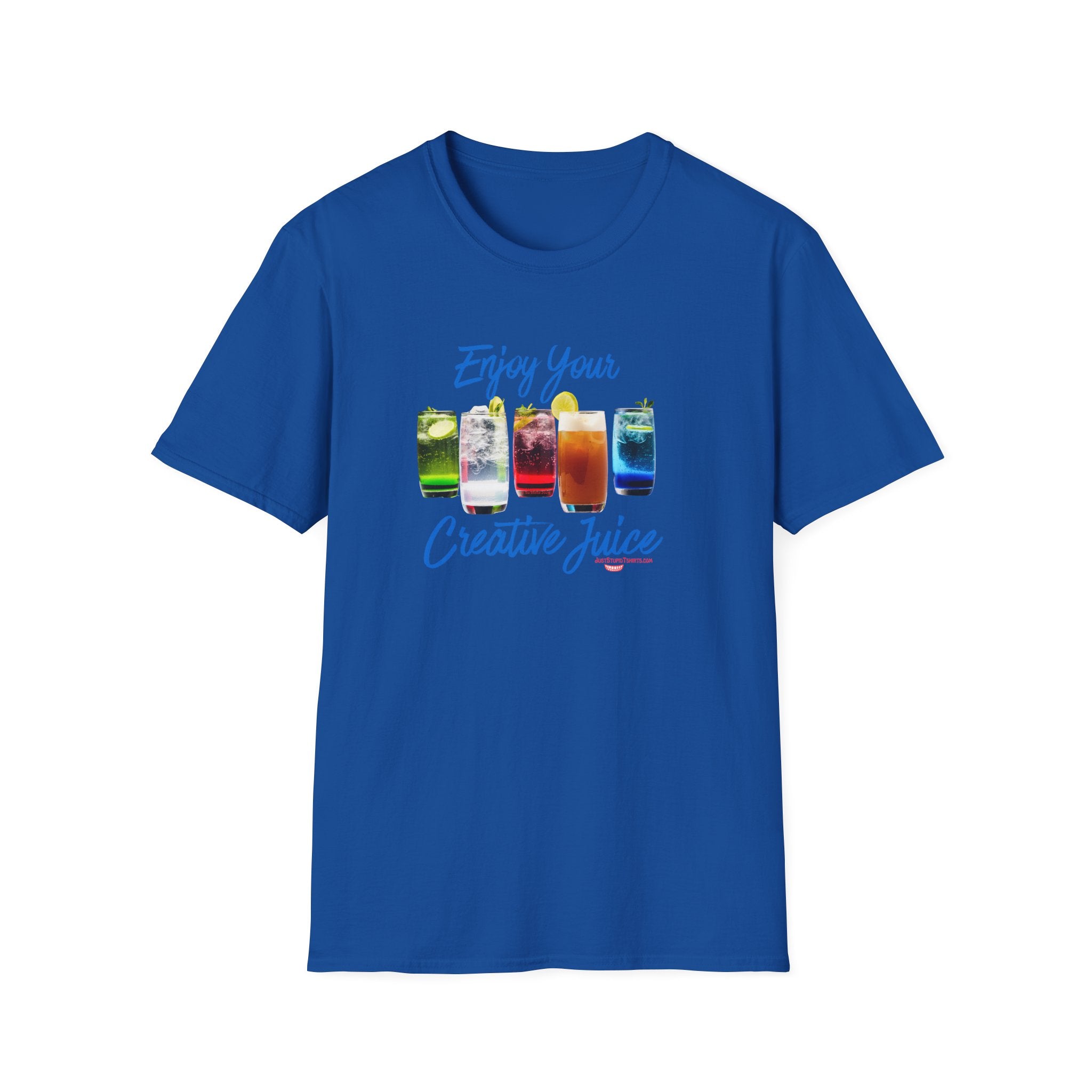 Enjoy Your Creative Juice- Celebrate your creativity -Unisex Soft style T-Shirt art, grads, moms, daughters love this shirt