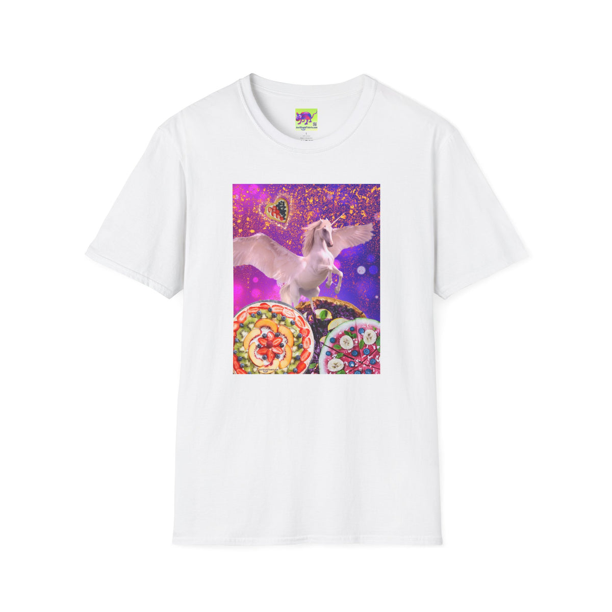 Pegasus the Pizza Dessert Pony  Dream T-Shirt — Magical Unicorn Graphic Tee- Girl Gift- Foodie Shirt