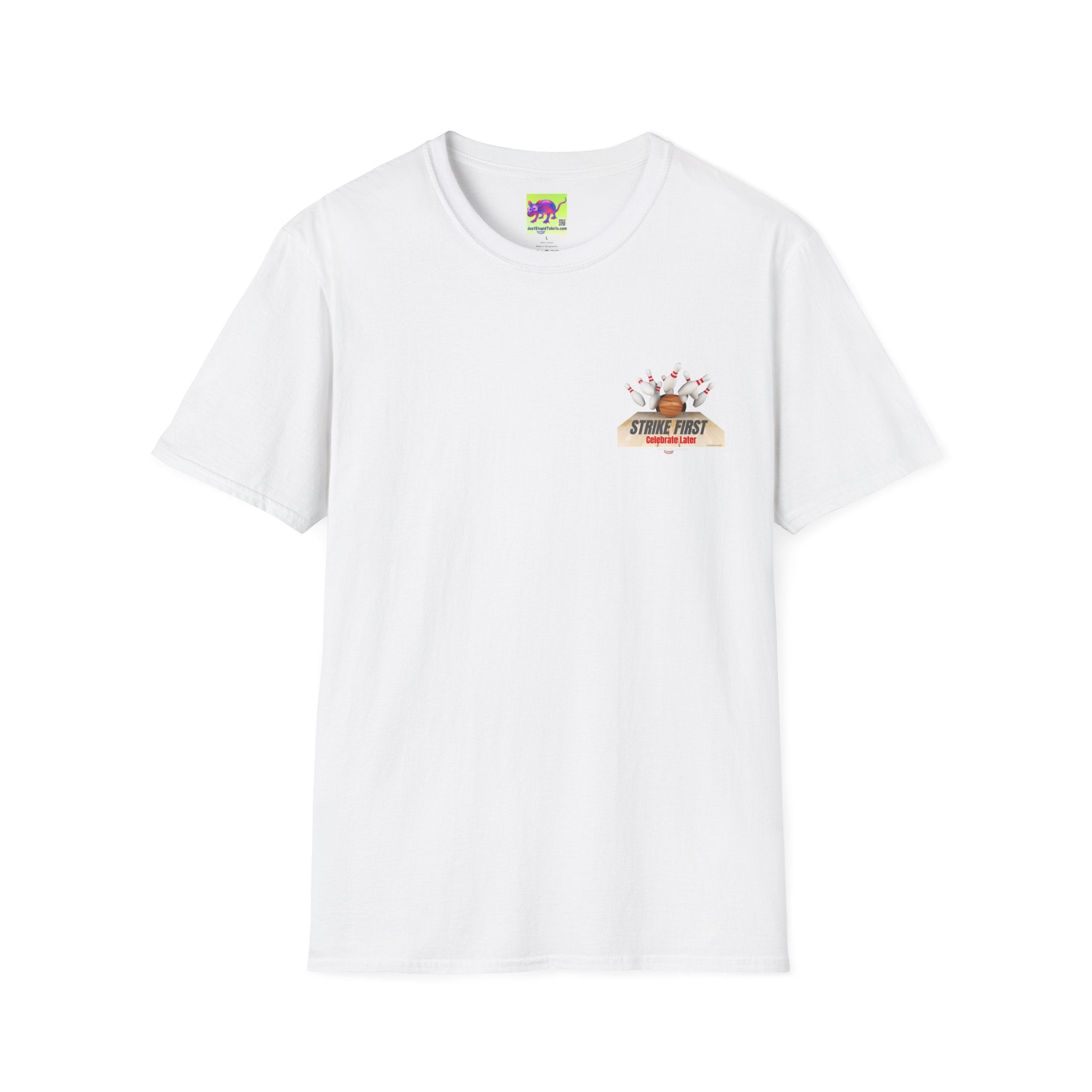 "Strike First" Bowling  Graphic Tee for Bowlers