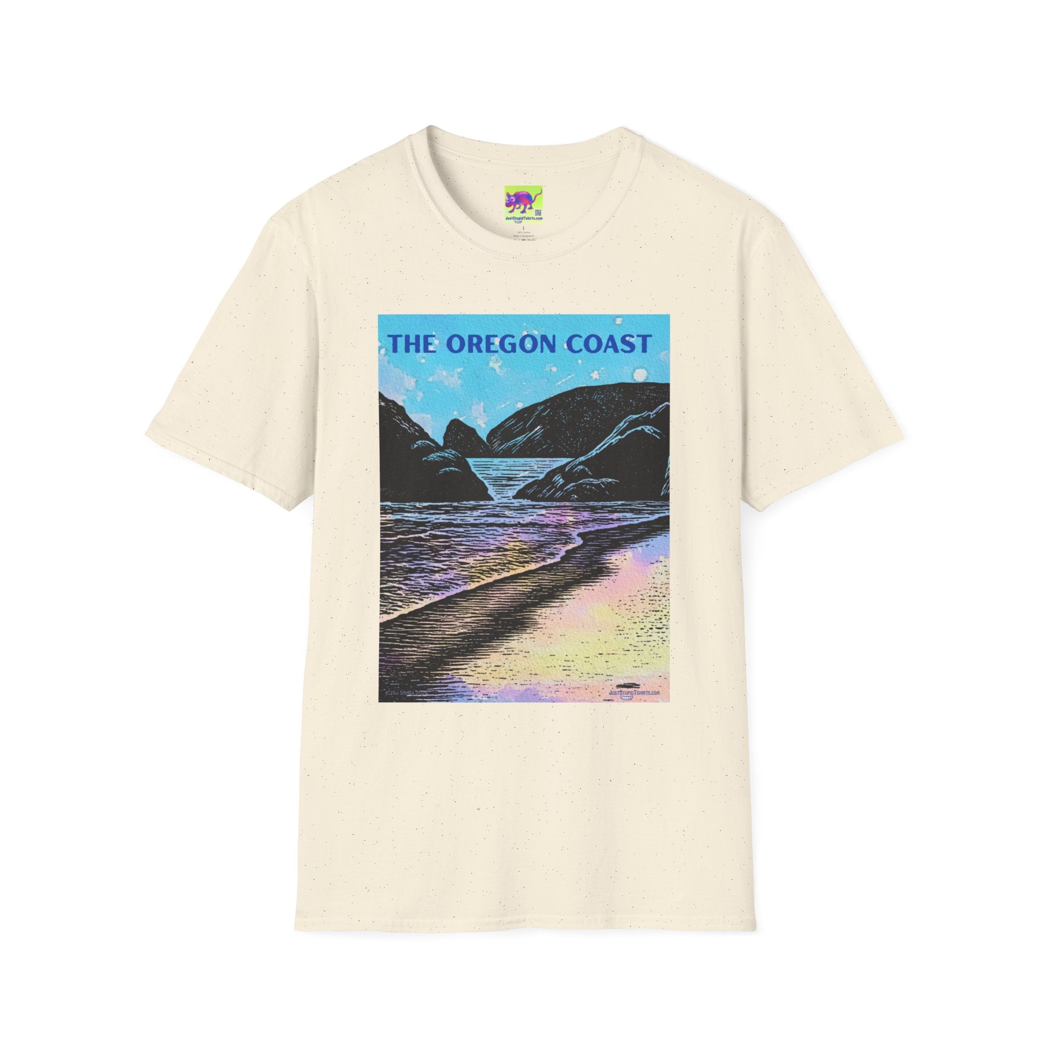 The Oregon Coast T-Shirt — Oregon South Coast - Oregon Beach shirt- Retro Beach Sunset Tee