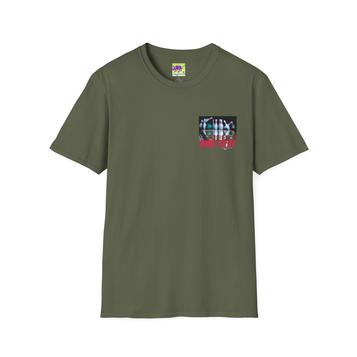 this is BOWL SHIRT - Bowlers shirt- League Night Bowling- Bowlers Gift -Unisex Softstyle T-Shirt
