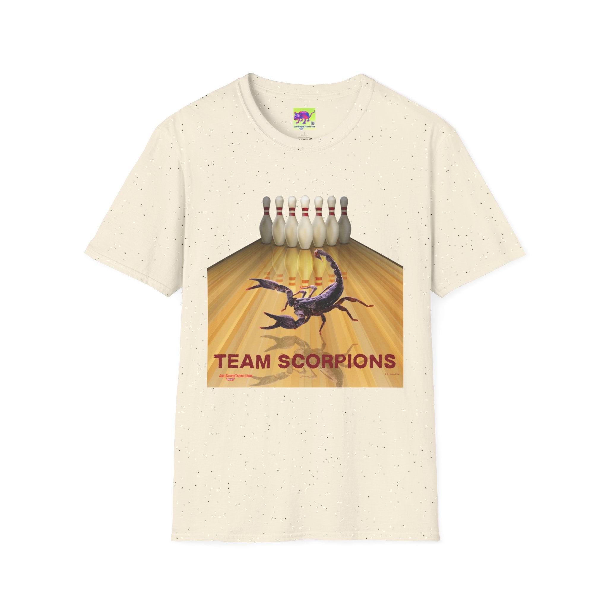 Team Bowling T-Shirt — Lane Graphic Tee- Don't get stung!
