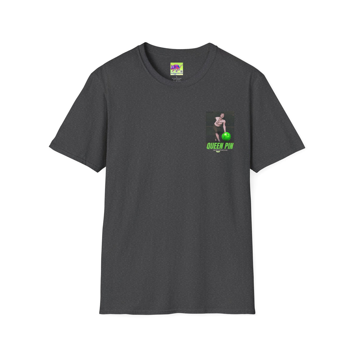 Queen Pin Bowling Tee — You Rule the Lanes - Vintage Pinup Graphic T-Shirt