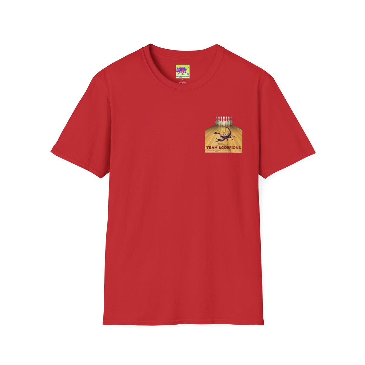 Lethal Insect Team Bowling Pocket Logo T‑Shirt — 2 sided Vintage  Chest Print