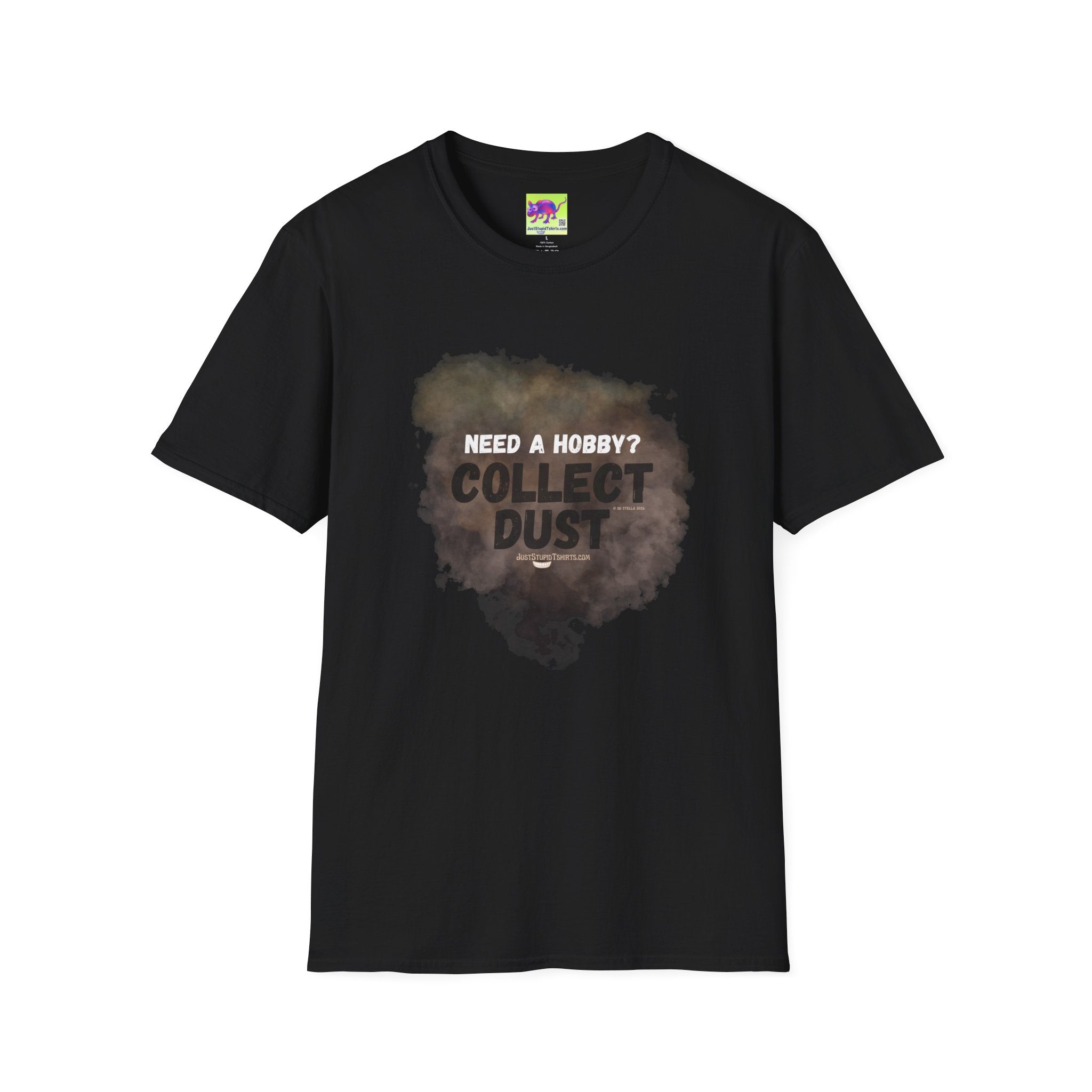 'Need a Hobby? Collect Dust' Funny Vintage-Smoke Tee Collect Dust T-Shirt —