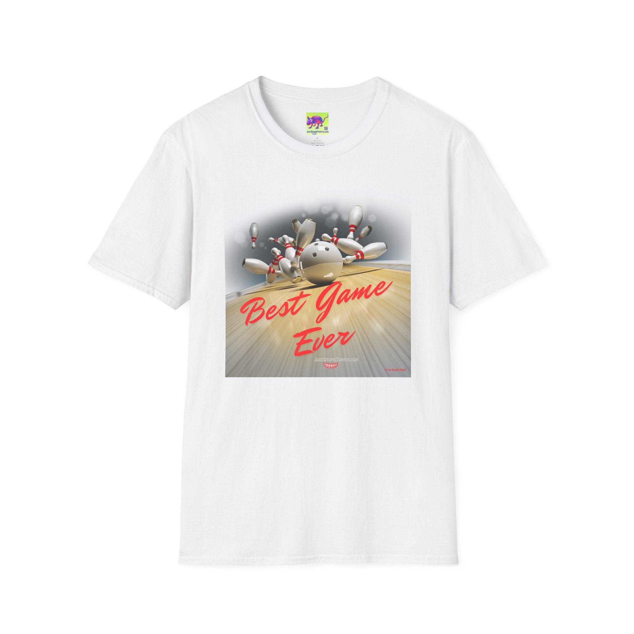 Bowling T-Shirt — "Best Game Ever" Retro Strike Tee for Bowlers