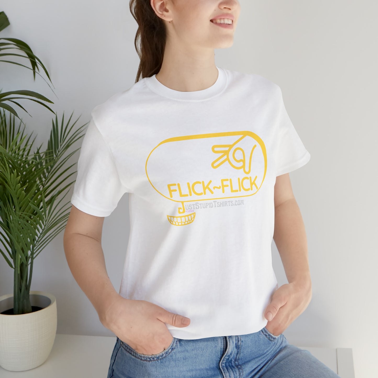 Flick Flick- Fonts matter Unisex Jersey Short Sleeve Tee -Just