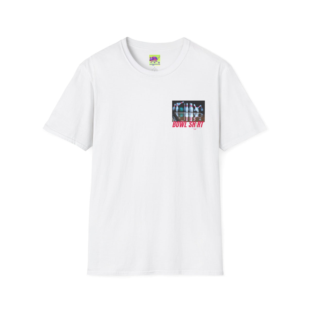 this is BOWL SHIRT - Bowlers shirt- League Night Bowling- Bowlers Gift -Unisex Softstyle T-Shirt