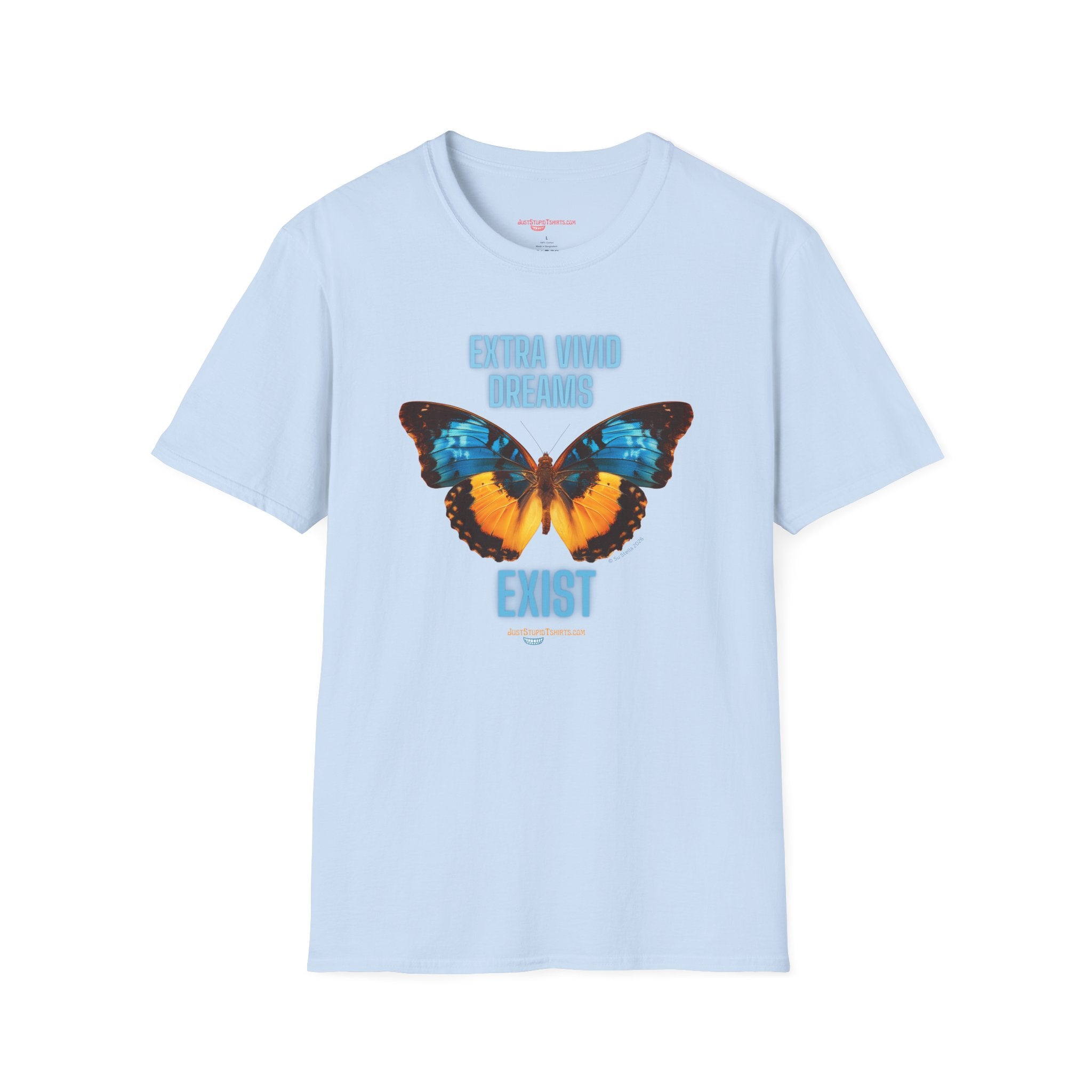 Butterfly 'Extra Vivid Dreams Exist' T-Shirt — Inspirational Graphic Tee