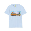 Pizza Food Truck T-Shirt — 'SizzlingHotPizza.com' Retro Van Design