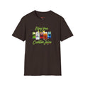 Enjoy Your Creative Juice- Your artsy side is showing- Unisex Softstyle T-Shirt, bartender shirt, artist shirt,