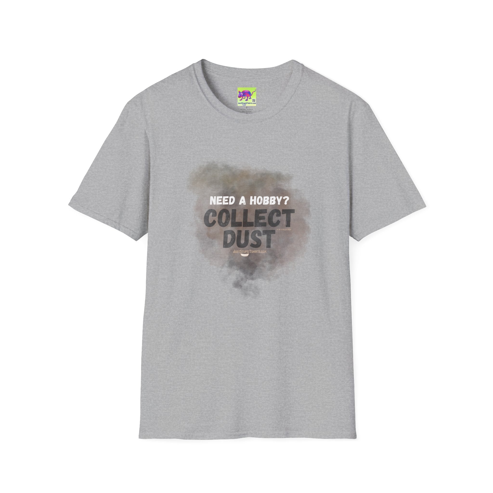 'Need a Hobby? Collect Dust' Funny Vintage-Smoke Tee Collect Dust T-Shirt —