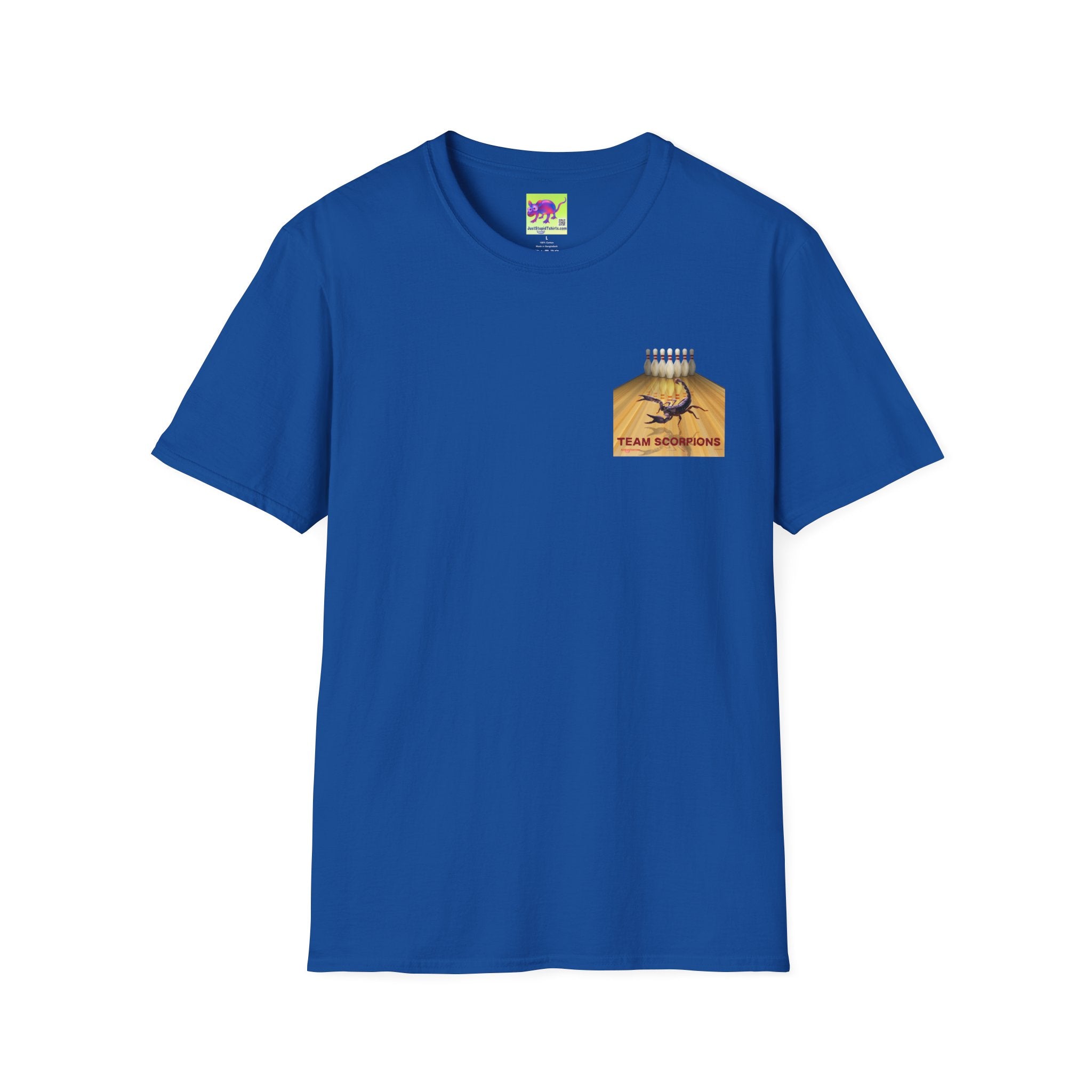 Lethal Insect Team Bowling Pocket Logo T‑Shirt — 2 sided Vintage  Chest Print