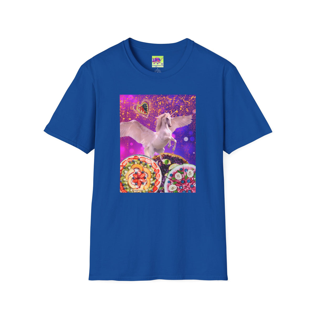 Pegasus the Pizza Dessert Pony  Dream T-Shirt — Magical Unicorn Graphic Tee- Girl Gift- Foodie Shirt