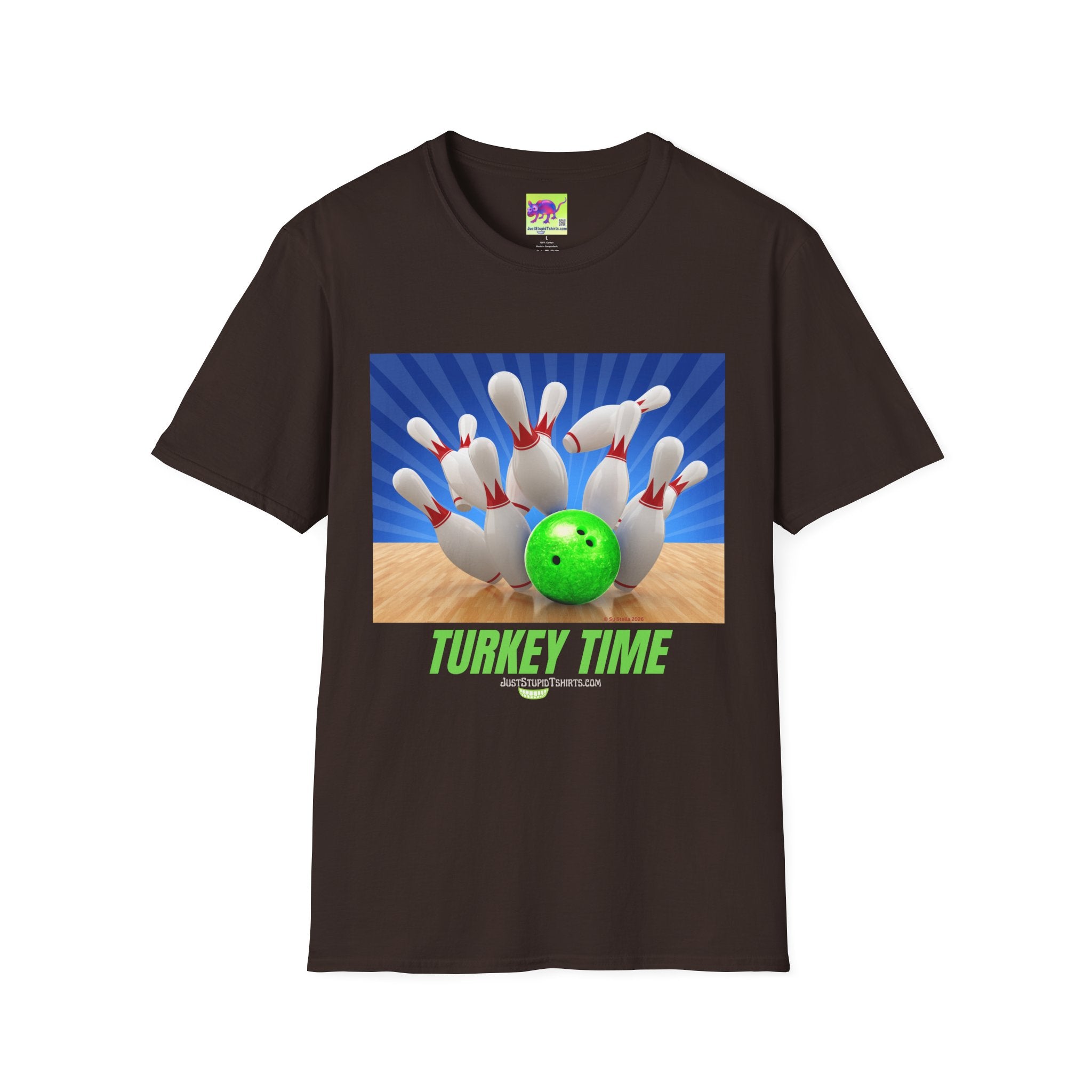 Bowling 'Turkey Time' T-Shirt- You Awesome Bowler! Bowling League Shirt, Bowlers Gift