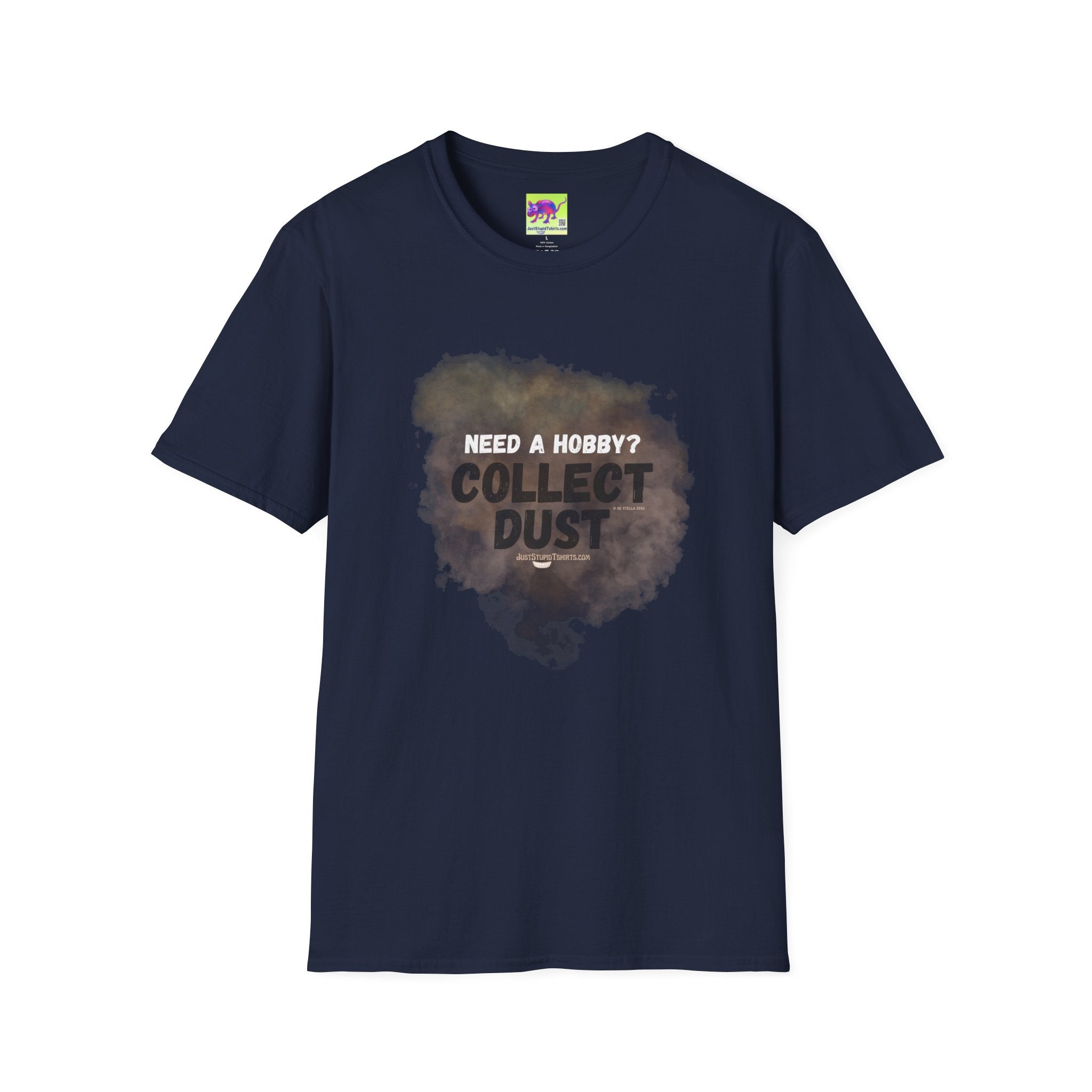 'Need a Hobby? Collect Dust' Funny Vintage-Smoke Tee Collect Dust T-Shirt —