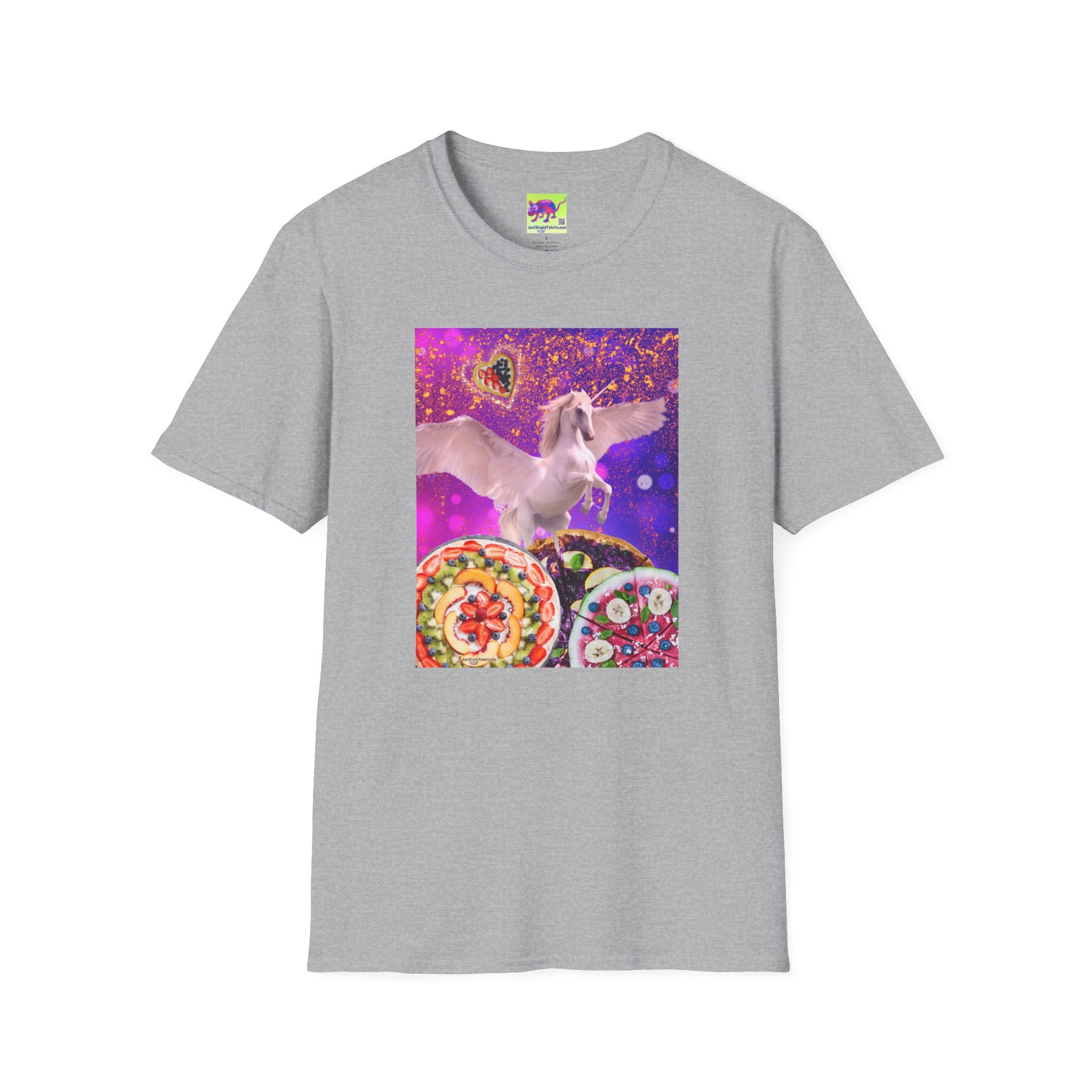 Pegasus the Pizza Dessert Pony  Dream T-Shirt — Magical Unicorn Graphic Tee- Girl Gift- Foodie Shirt