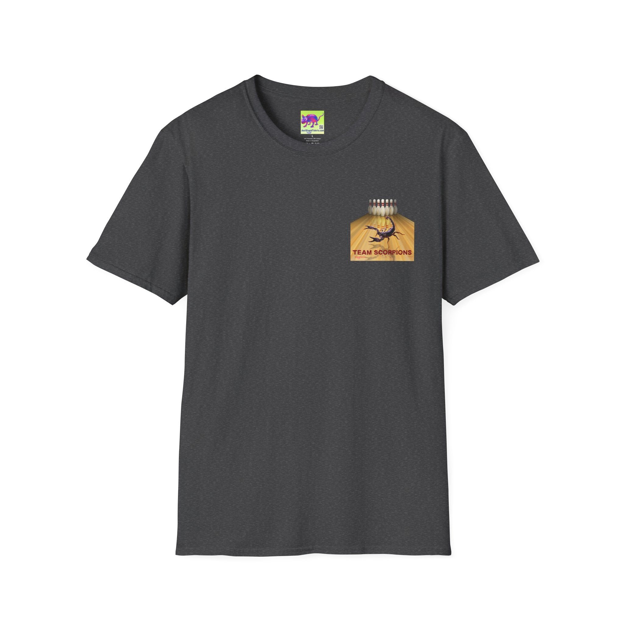 Lethal Insect Team Bowling Pocket Logo T‑Shirt — 2 sided Vintage  Chest Print