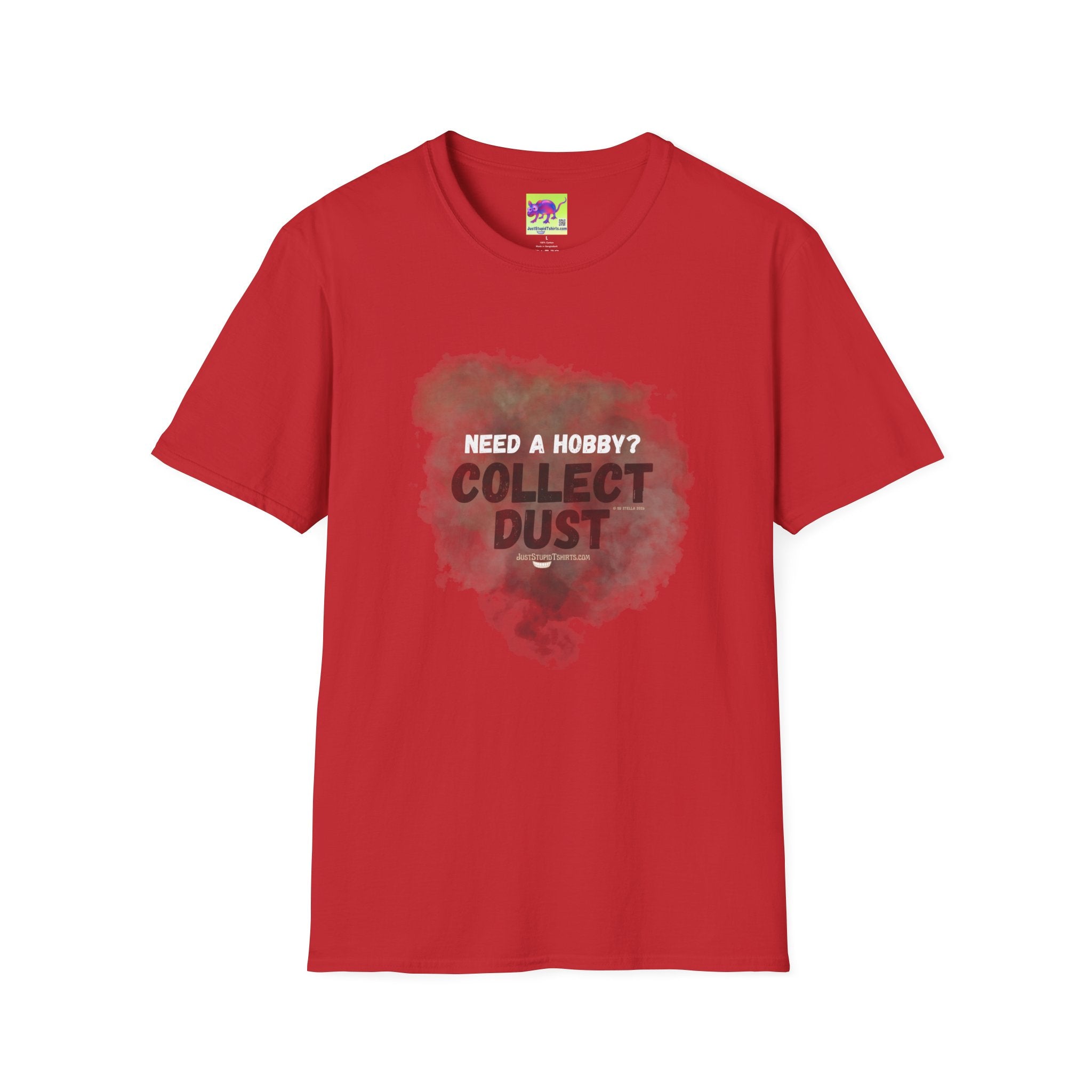 'Need a Hobby? Collect Dust' Funny Vintage-Smoke Tee Collect Dust T-Shirt —