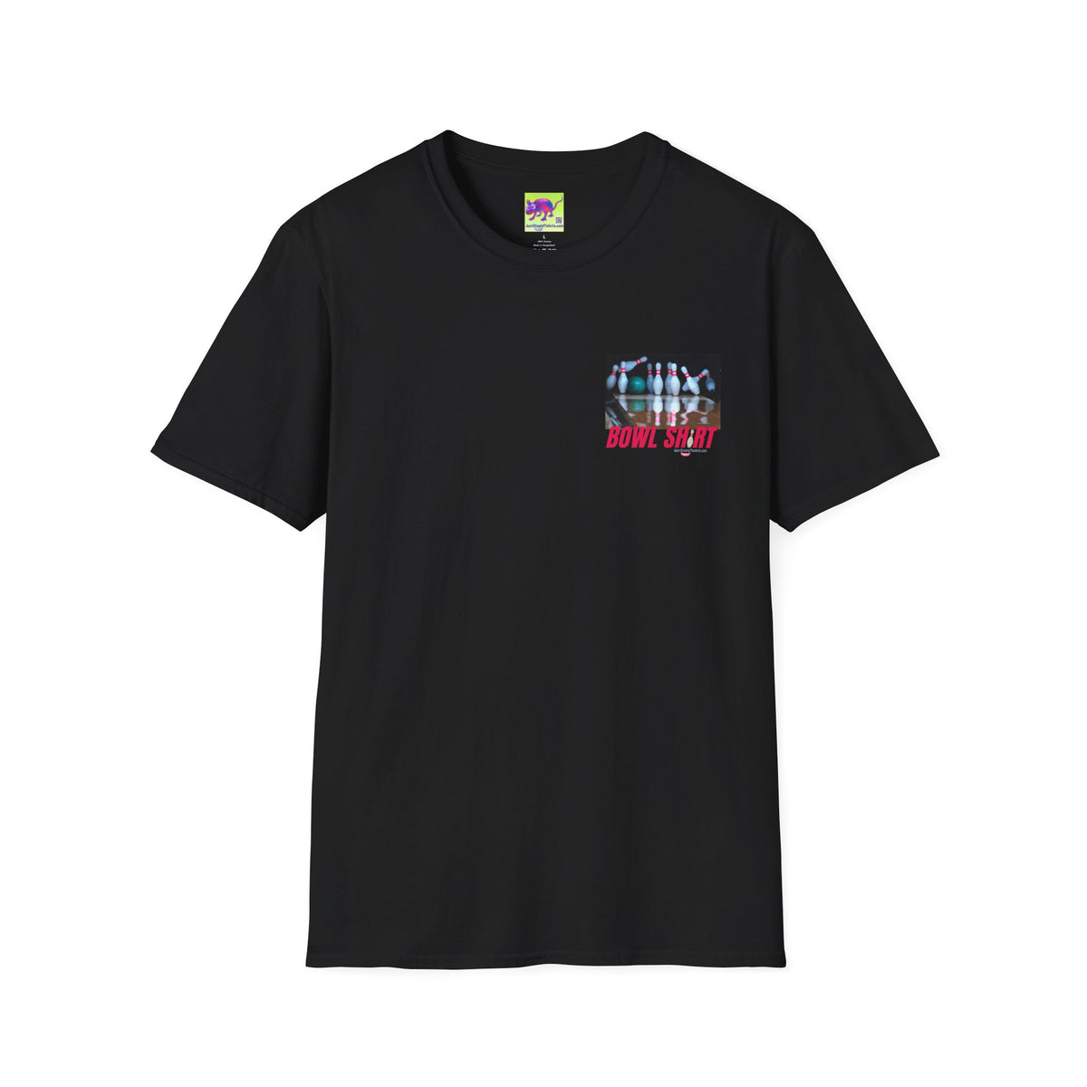 this is BOWL SHIRT - Bowlers shirt- League Night Bowling- Bowlers Gift -Unisex Softstyle T-Shirt