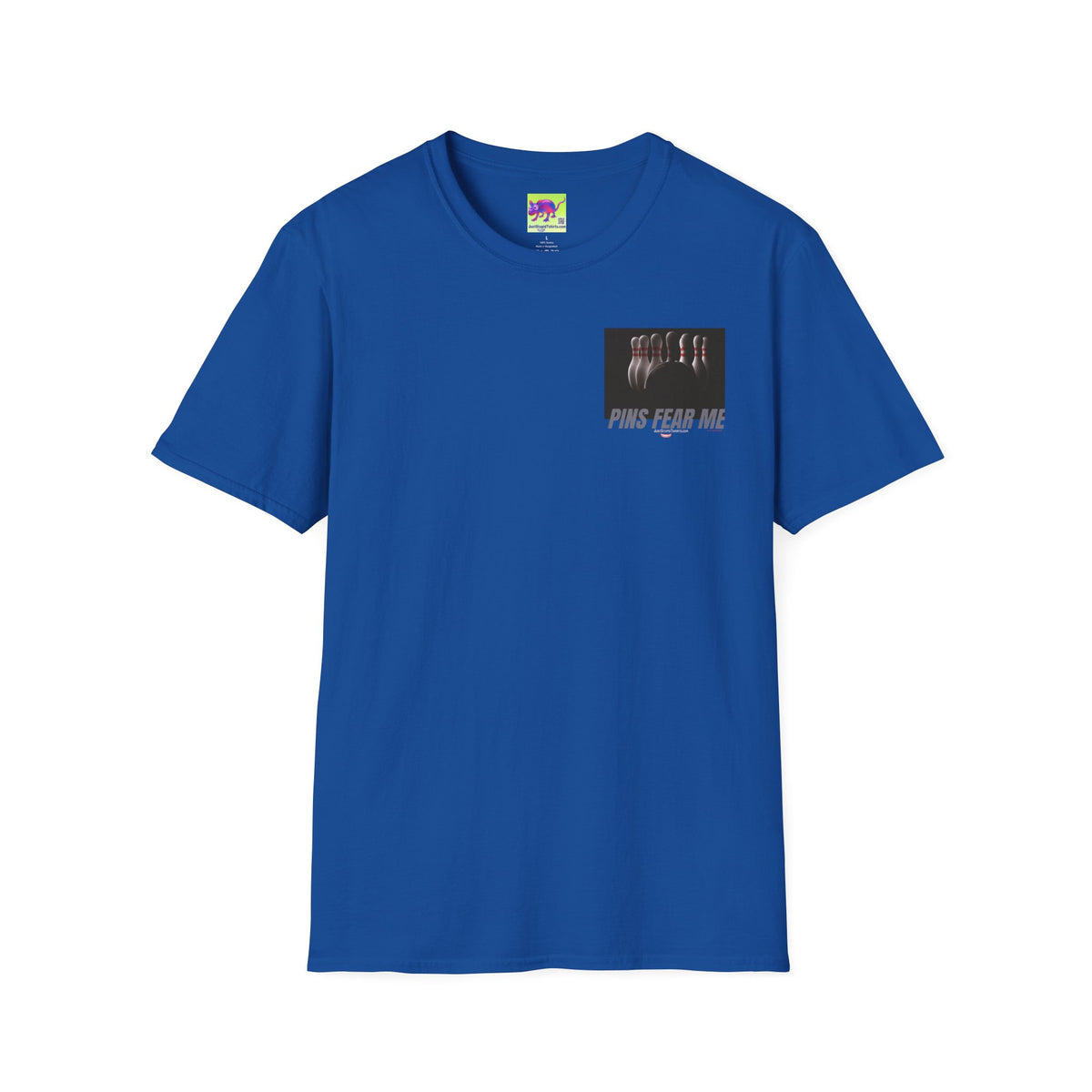 Pins Fear Me T-Shirt — 2 sided Bowling Horror Graphic Tee- League Shirt- Bowlers Gift
