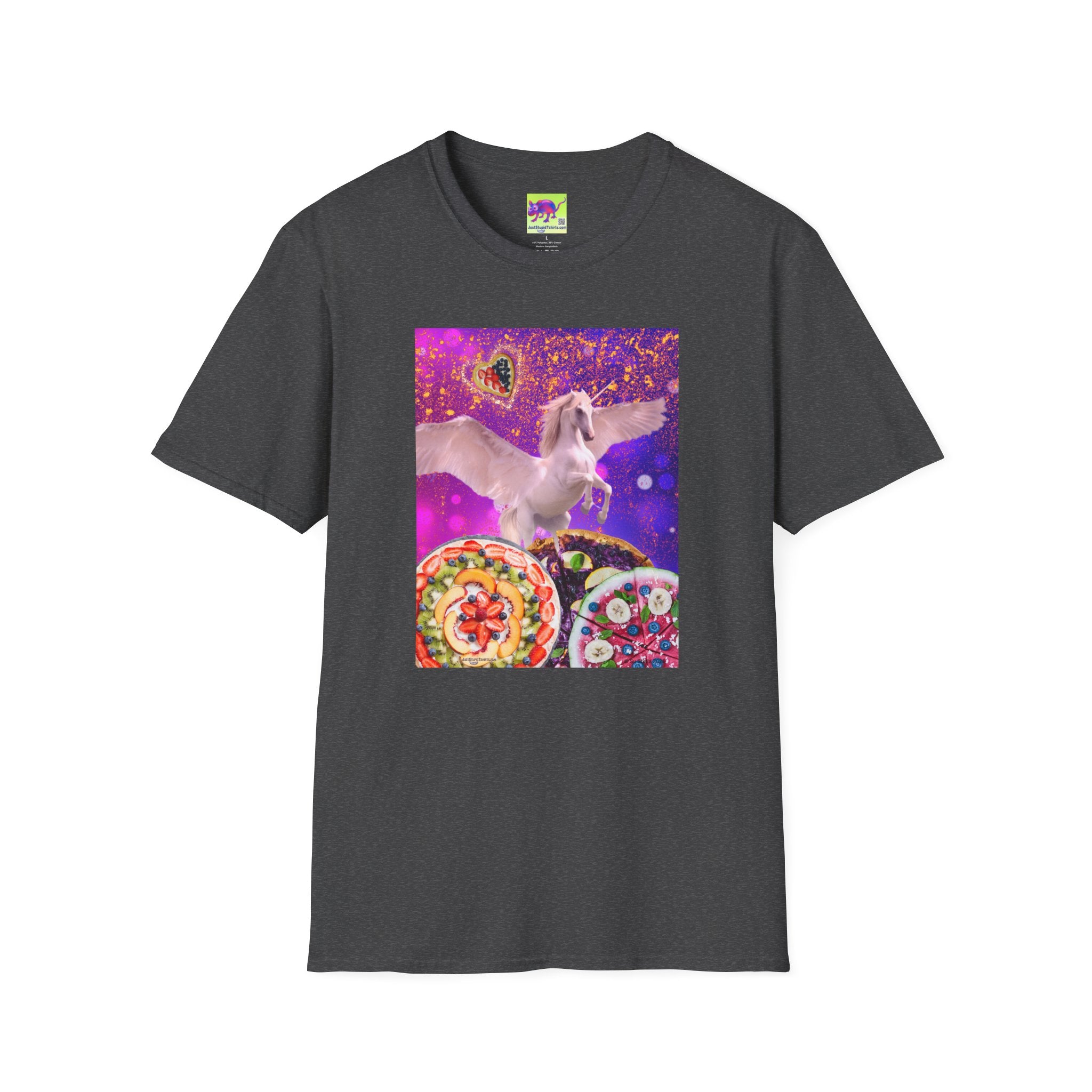Pegasus the Pizza Dessert Pony  Dream T-Shirt — Magical Unicorn Graphic Tee- Girl Gift- Foodie Shirt