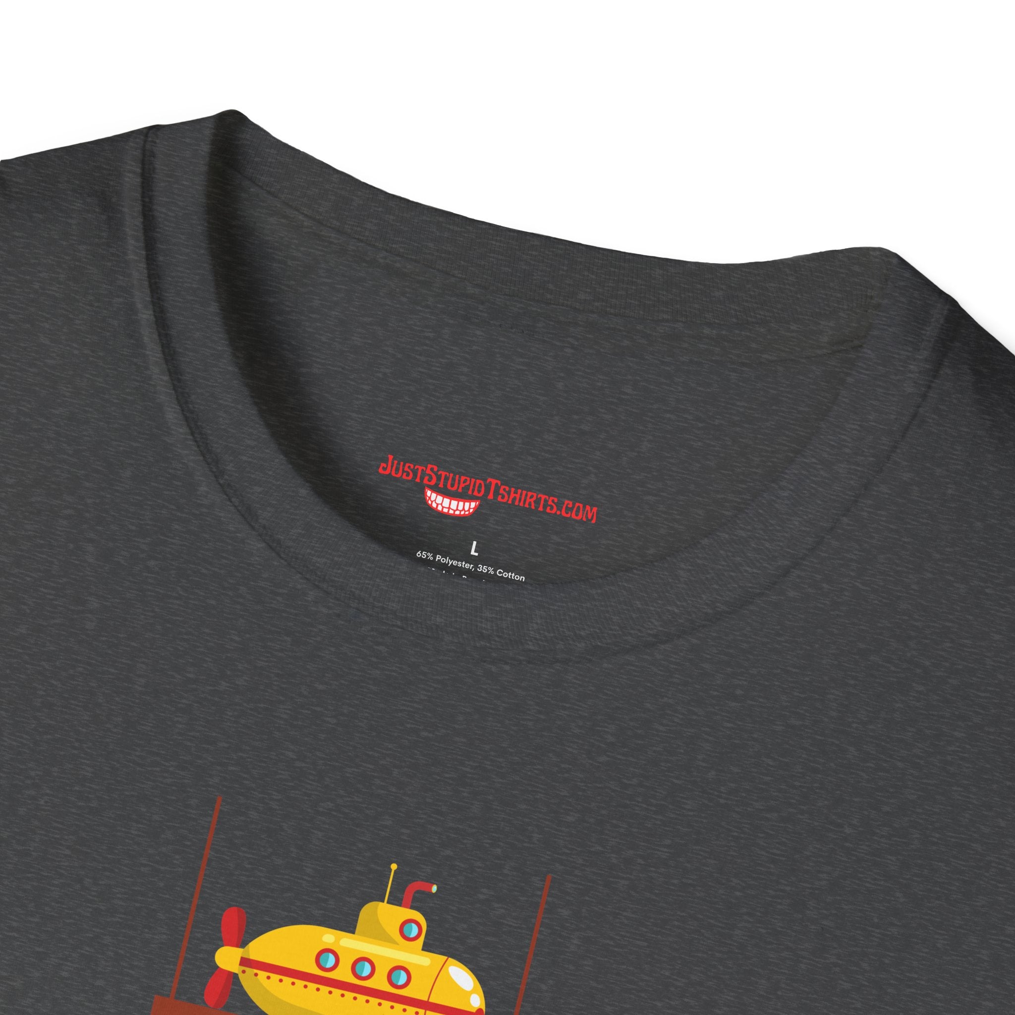 Voyage Into the Deep Dark Unknown T-Shirt — Submarine Coffee Cup Graphic Tee