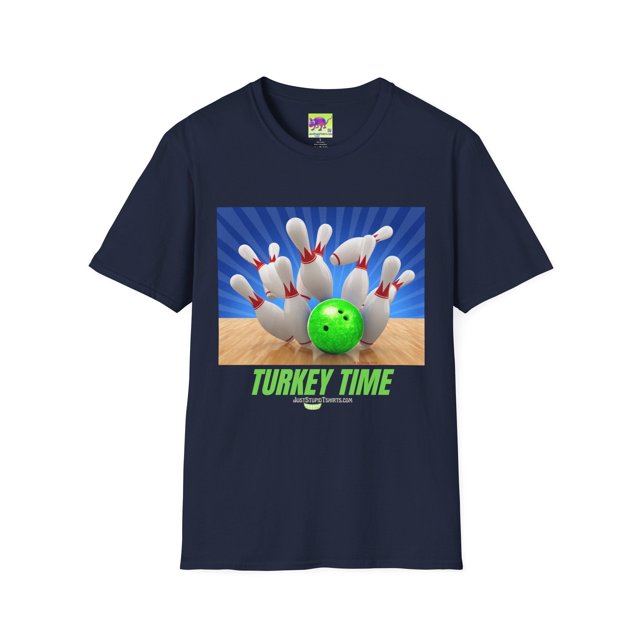 Bowling 'Turkey Time' T-Shirt- You Awesome Bowler! Bowling League Shirt, Bowlers Gift