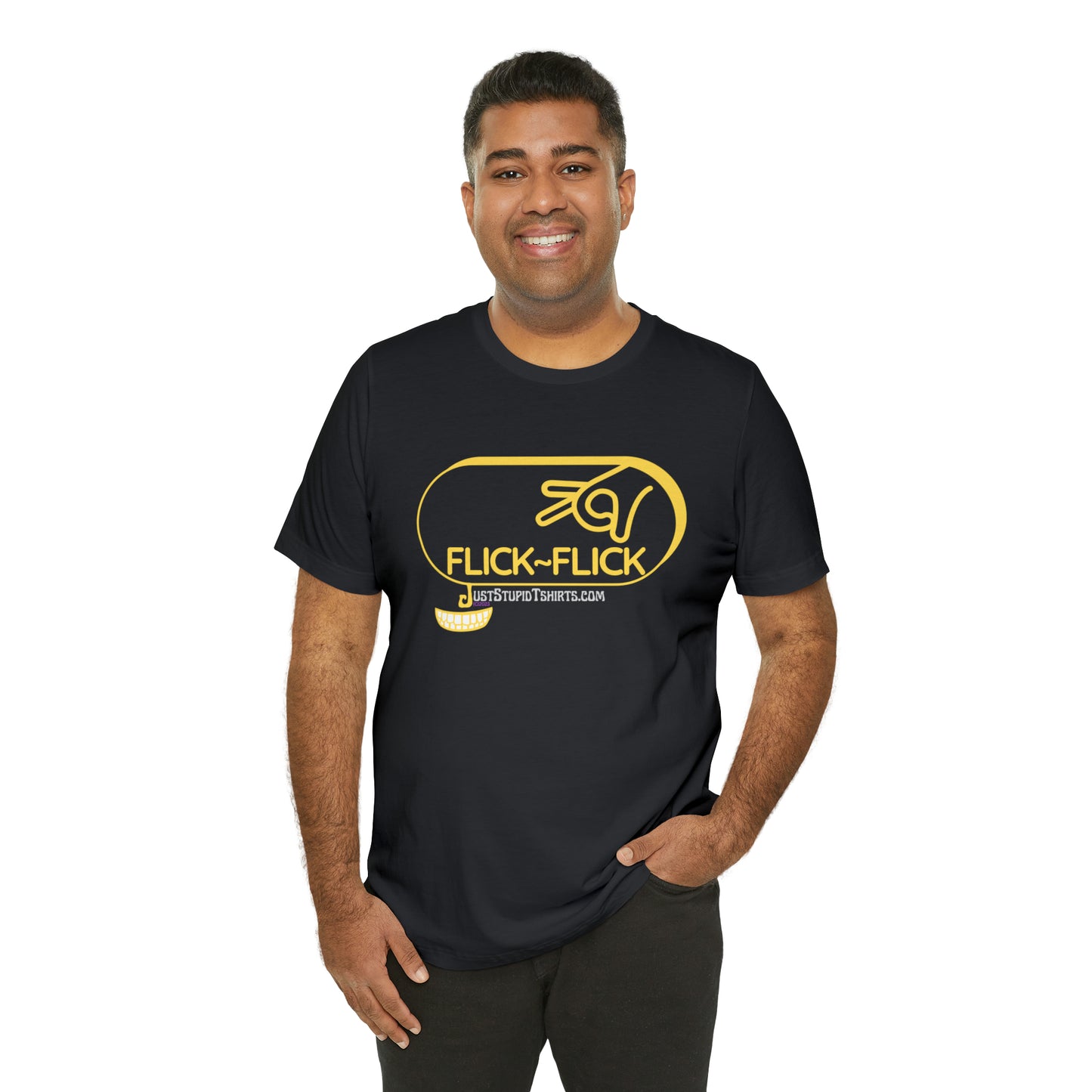 Flick Flick- Fonts matter Unisex Jersey Short Sleeve Tee -Just