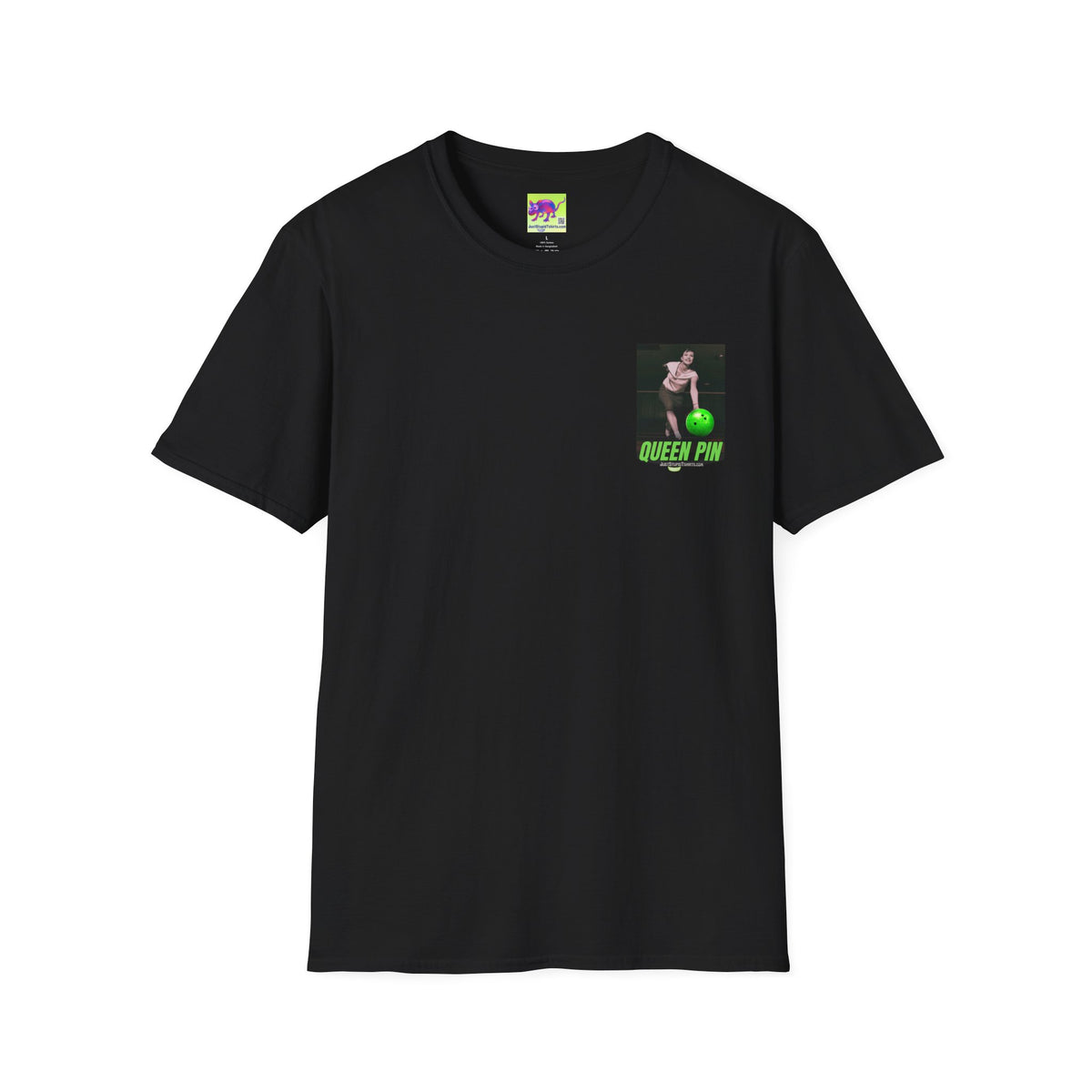 Queen Pin Bowling Tee — You Rule the Lanes - Vintage Pinup Graphic T-Shirt