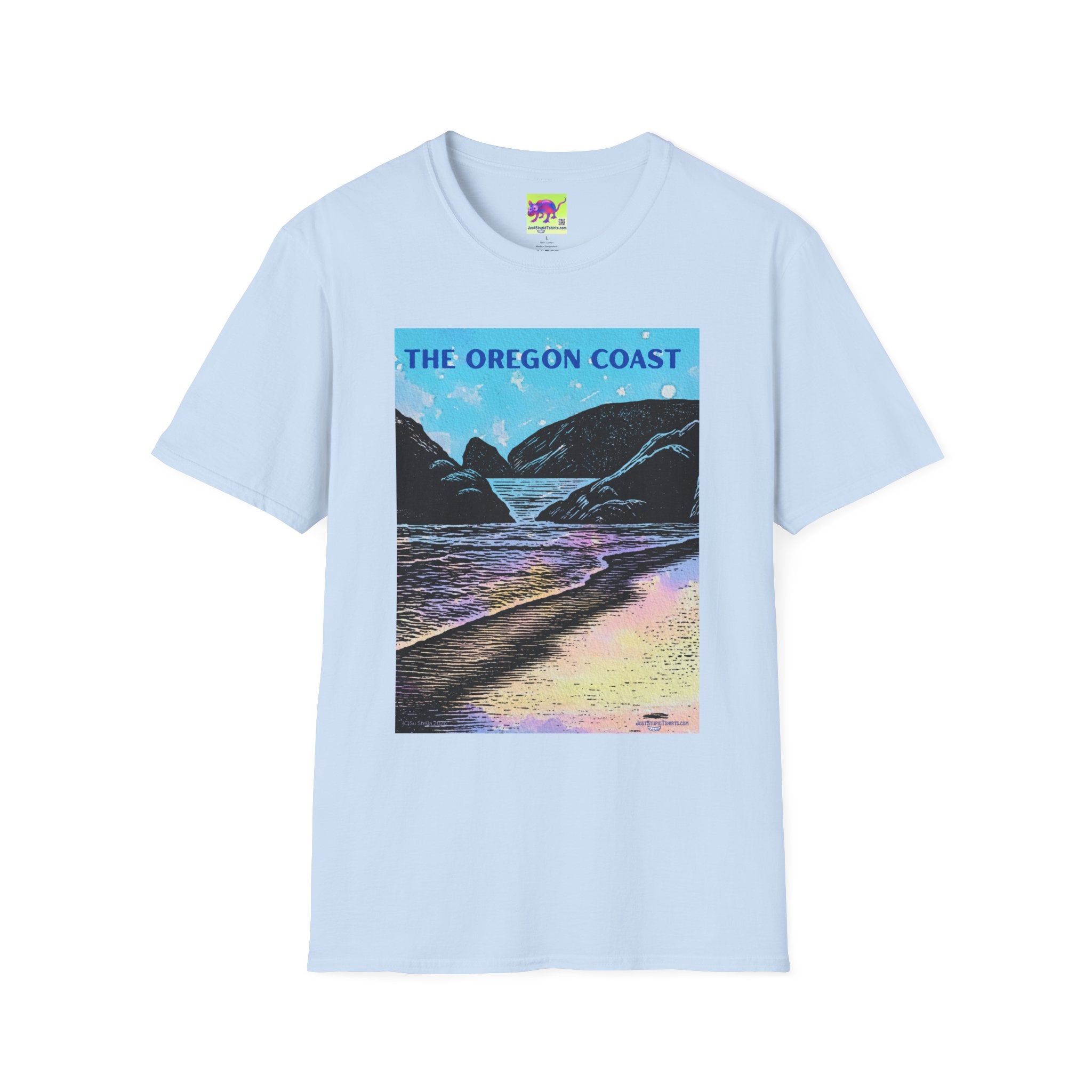 The Oregon Coast T-Shirt — Oregon South Coast - Oregon Beach shirt- Retro Beach Sunset Tee
