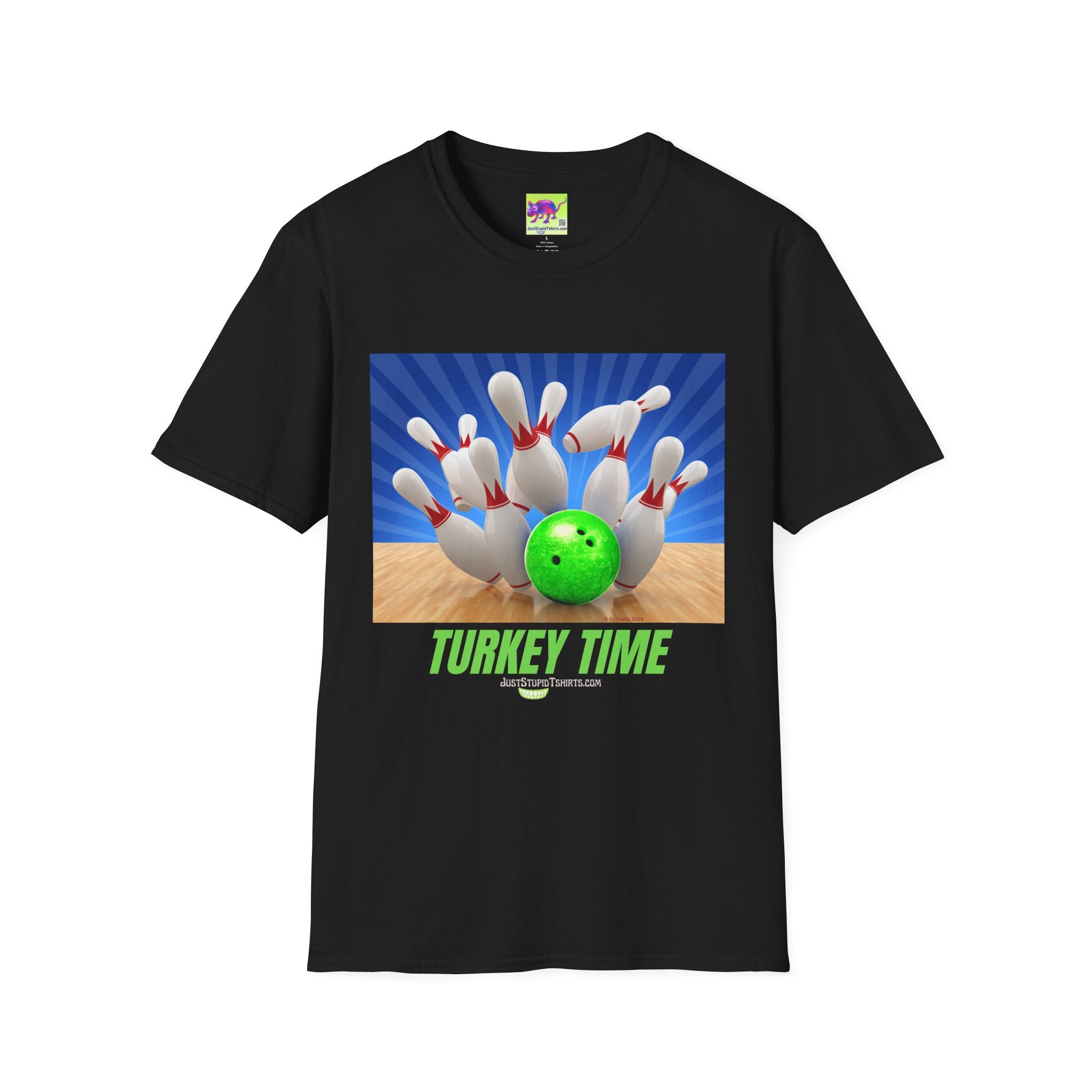 Bowling 'Turkey Time' T-Shirt- You Awesome Bowler! Bowling League Shirt, Bowlers Gift