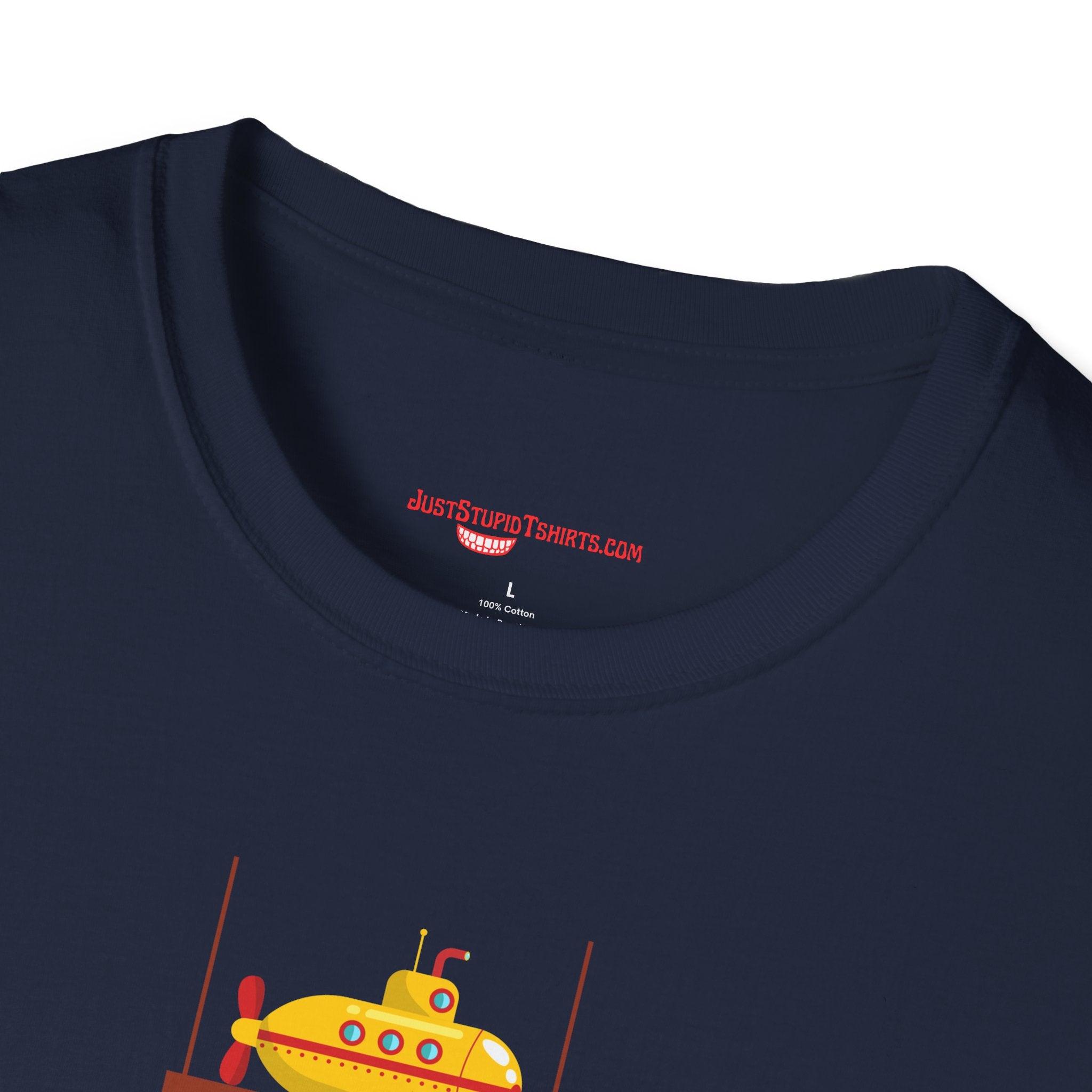 Voyage Into the Deep Dark Unknown T-Shirt — Submarine Coffee Cup Graphic Tee