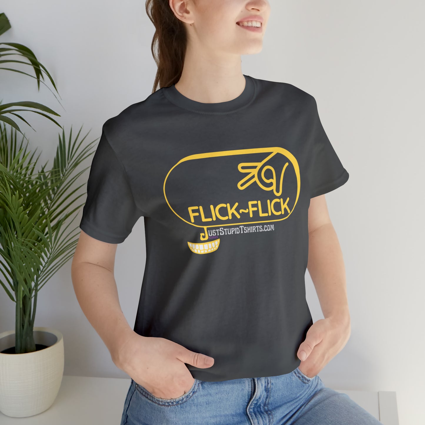 Flick Flick- Fonts matter Unisex Jersey Short Sleeve Tee -Just