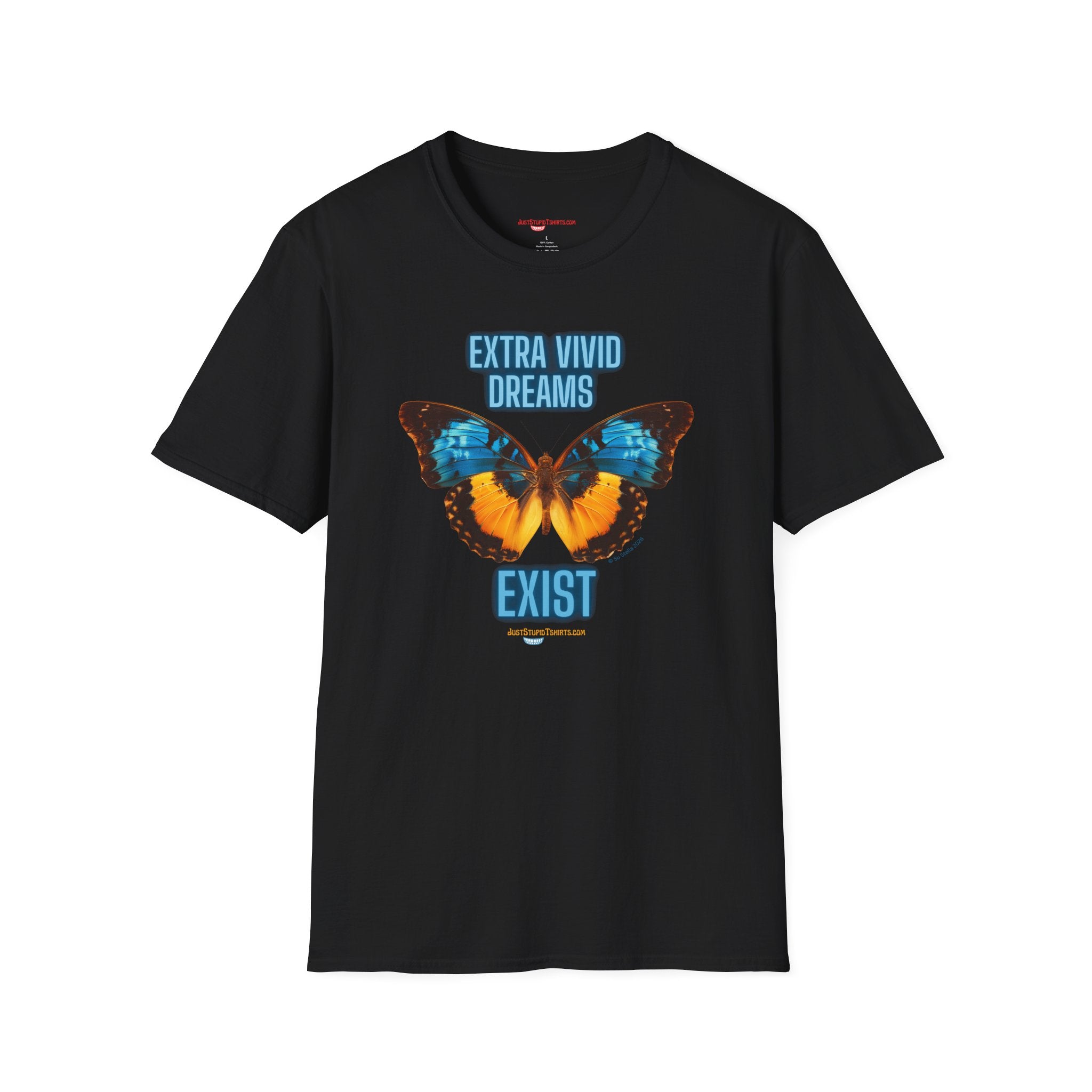 Butterfly 'Extra Vivid Dreams Exist' T-Shirt — Inspirational Graphic Tee