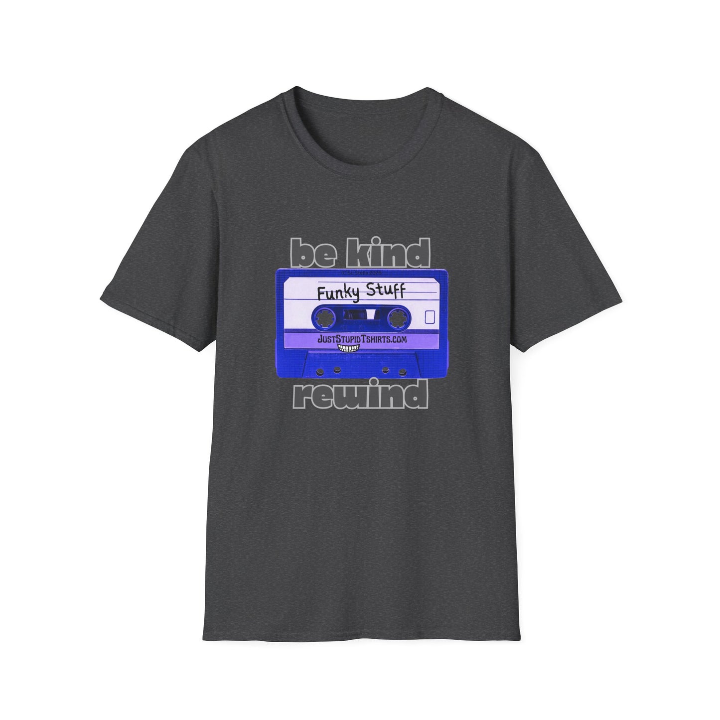'Be Kind Rewind' Cassette Tape T-Shirt — Retro 80s Vintage Music Tee