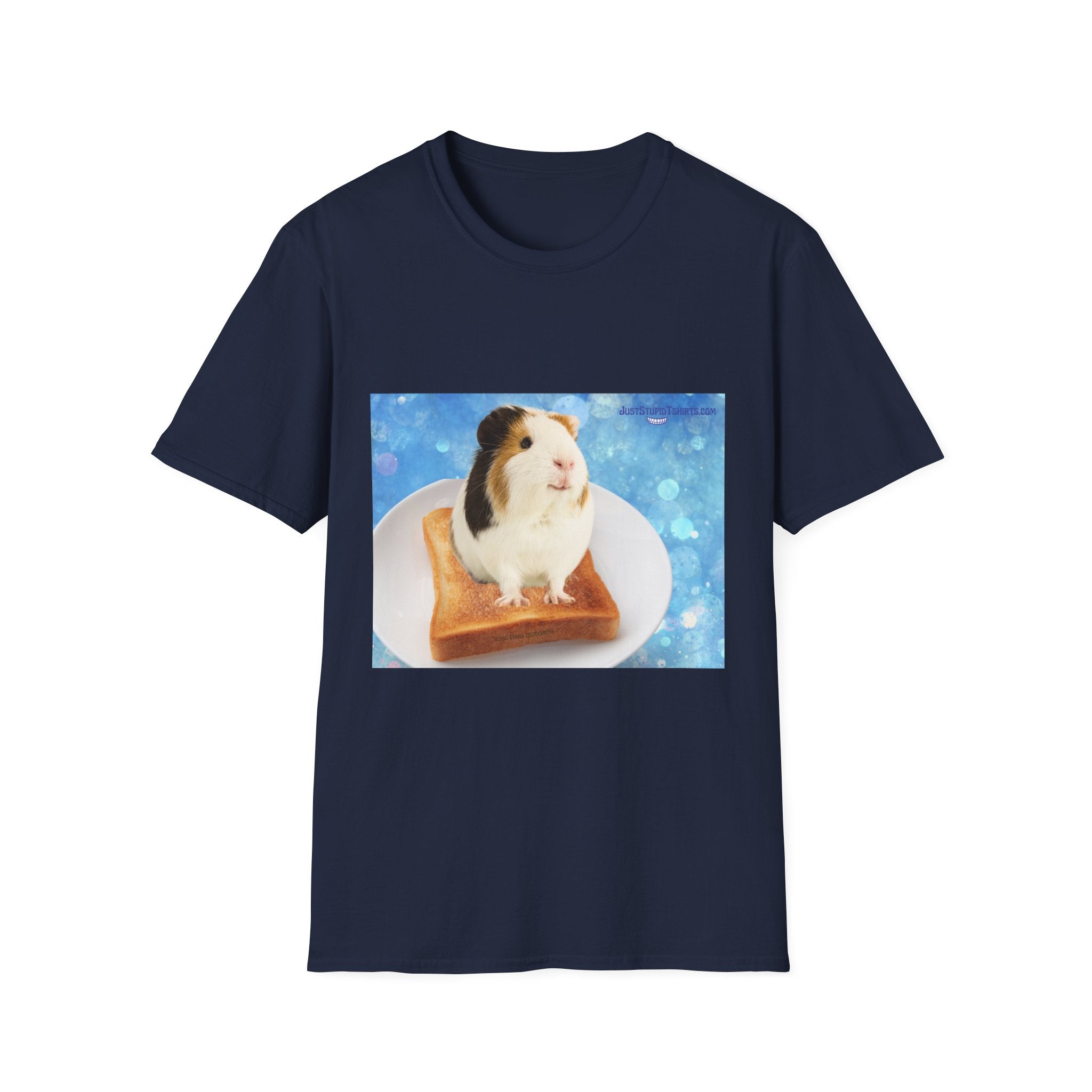 Chuckles the Guinea Pig on Toast T-Shirt — Cute Pet Lover Tee