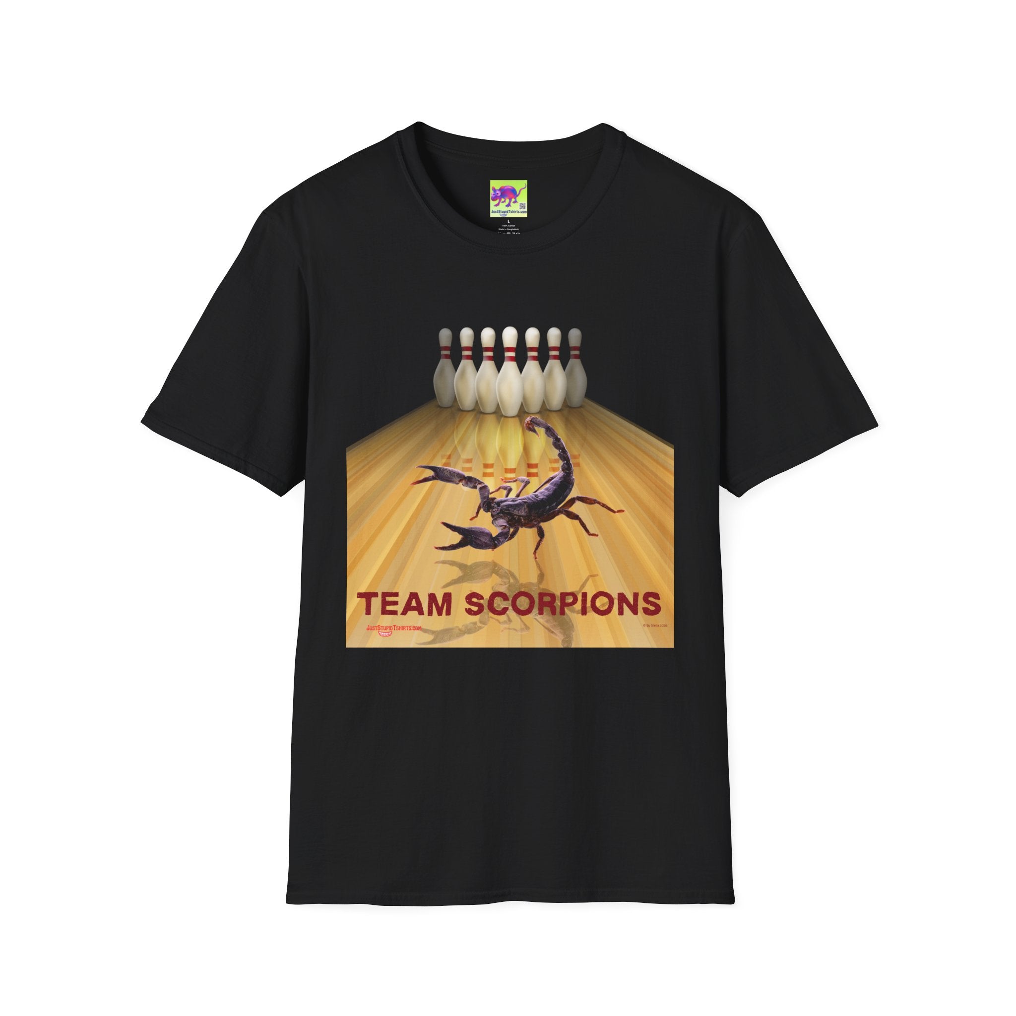 Team Bowling T-Shirt — Lane Graphic Tee- Don't get stung!