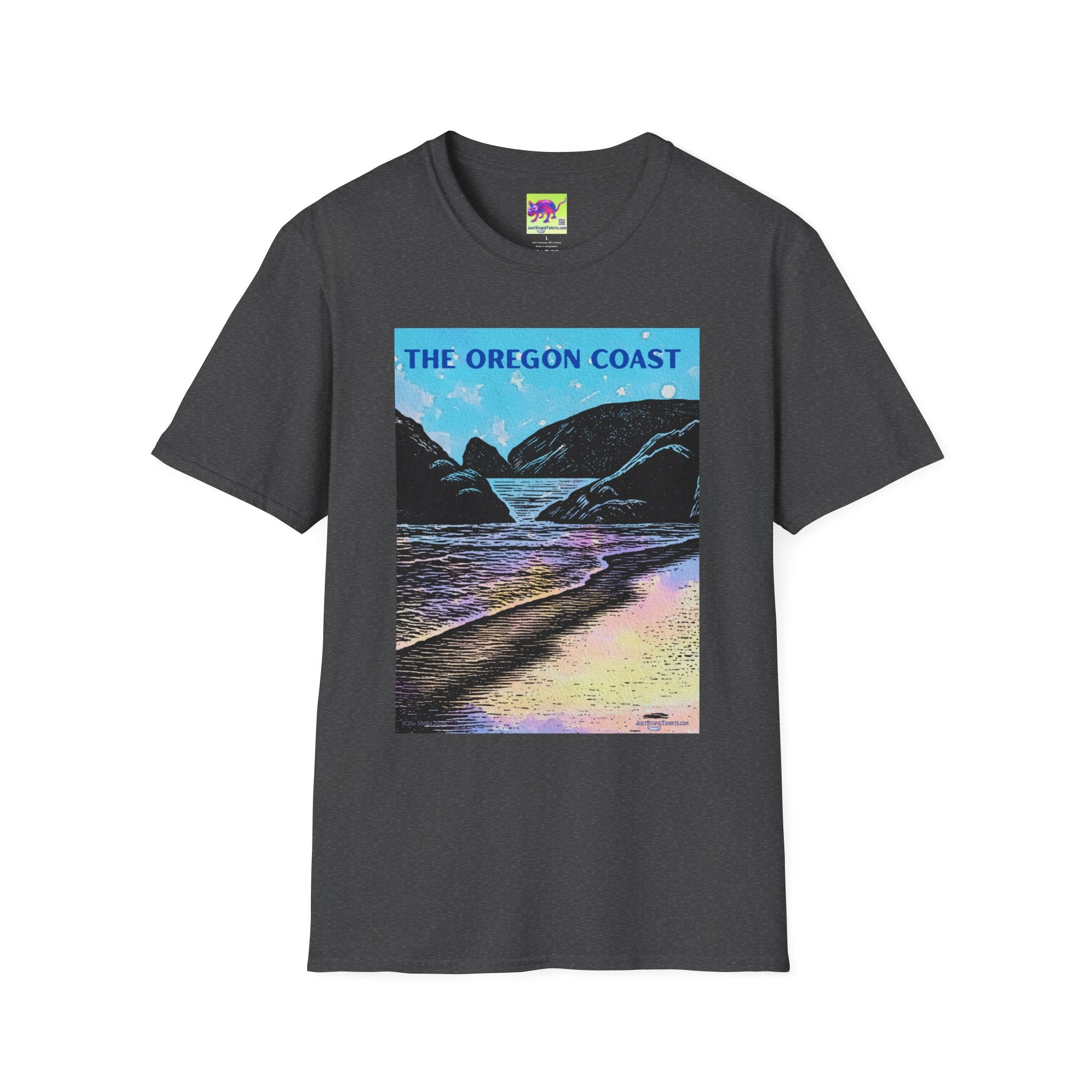 The Oregon Coast T-Shirt — Oregon South Coast - Oregon Beach shirt- Retro Beach Sunset Tee