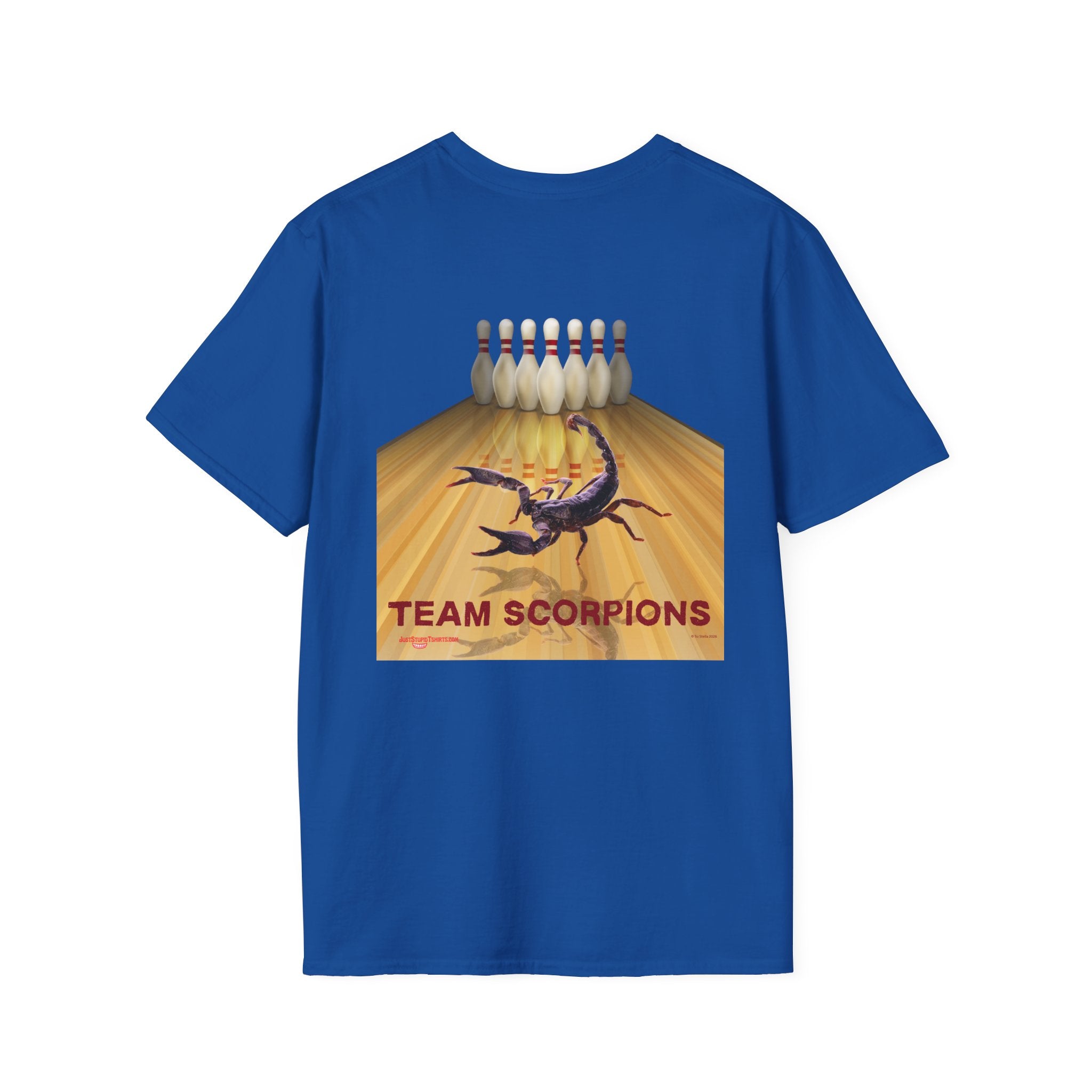 Lethal Insect Team Bowling Pocket Logo T‑Shirt — 2 sided Vintage  Chest Print