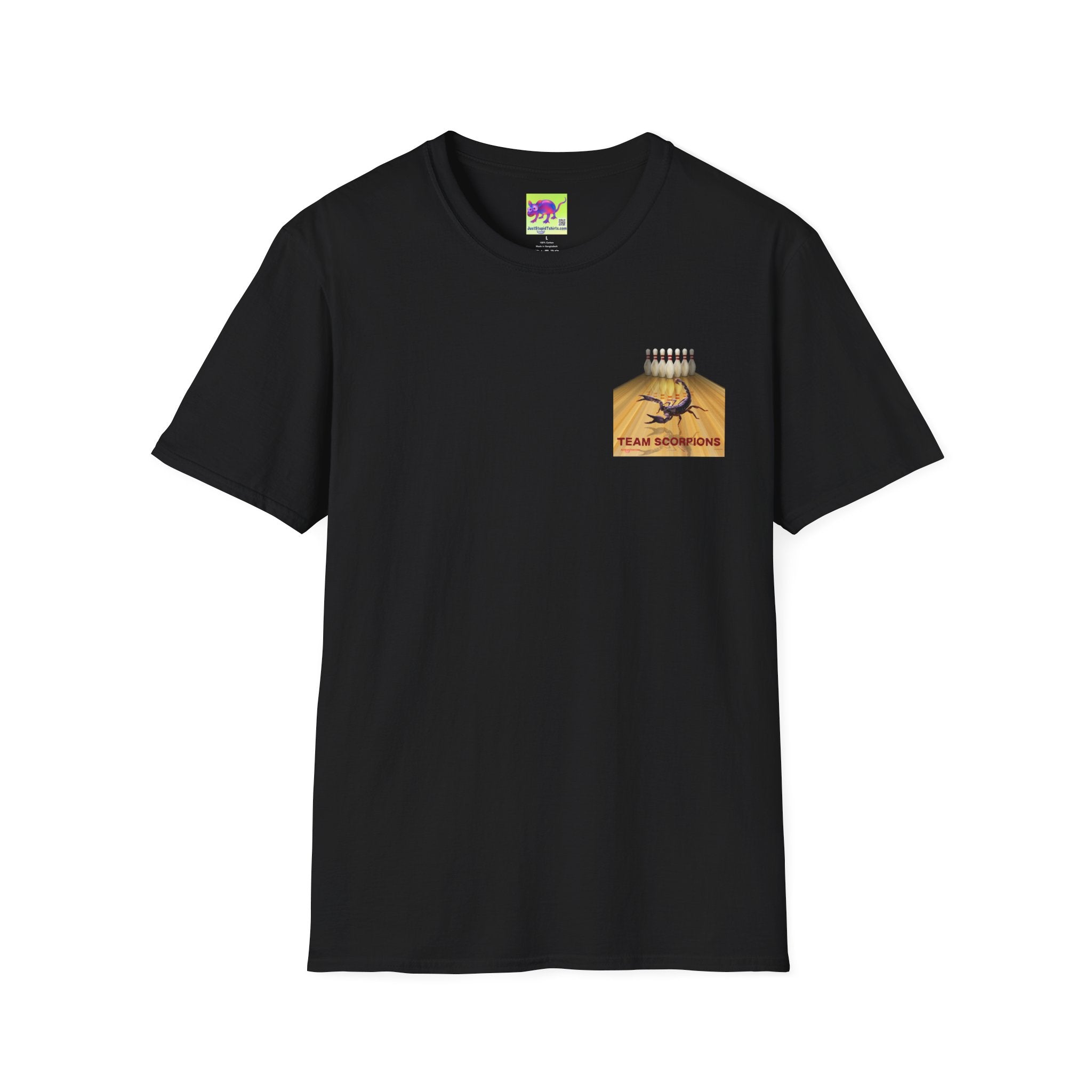 Lethal Insect Team Bowling Pocket Logo T‑Shirt — 2 sided Vintage  Chest Print