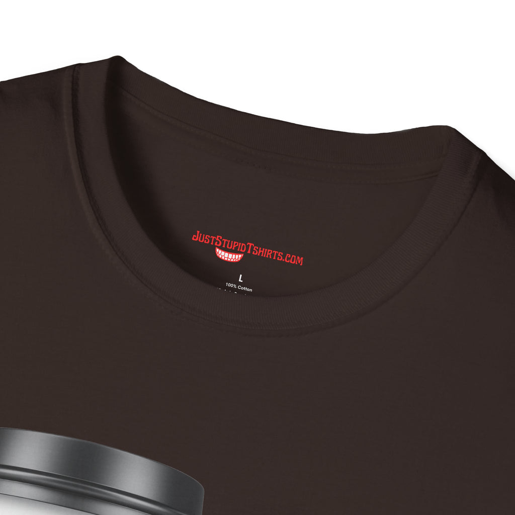 Coffee & Donut Lover T-Shirt — Cute Breakfast Graphic Tee- To Go Coffee and a Pink Donut is Love