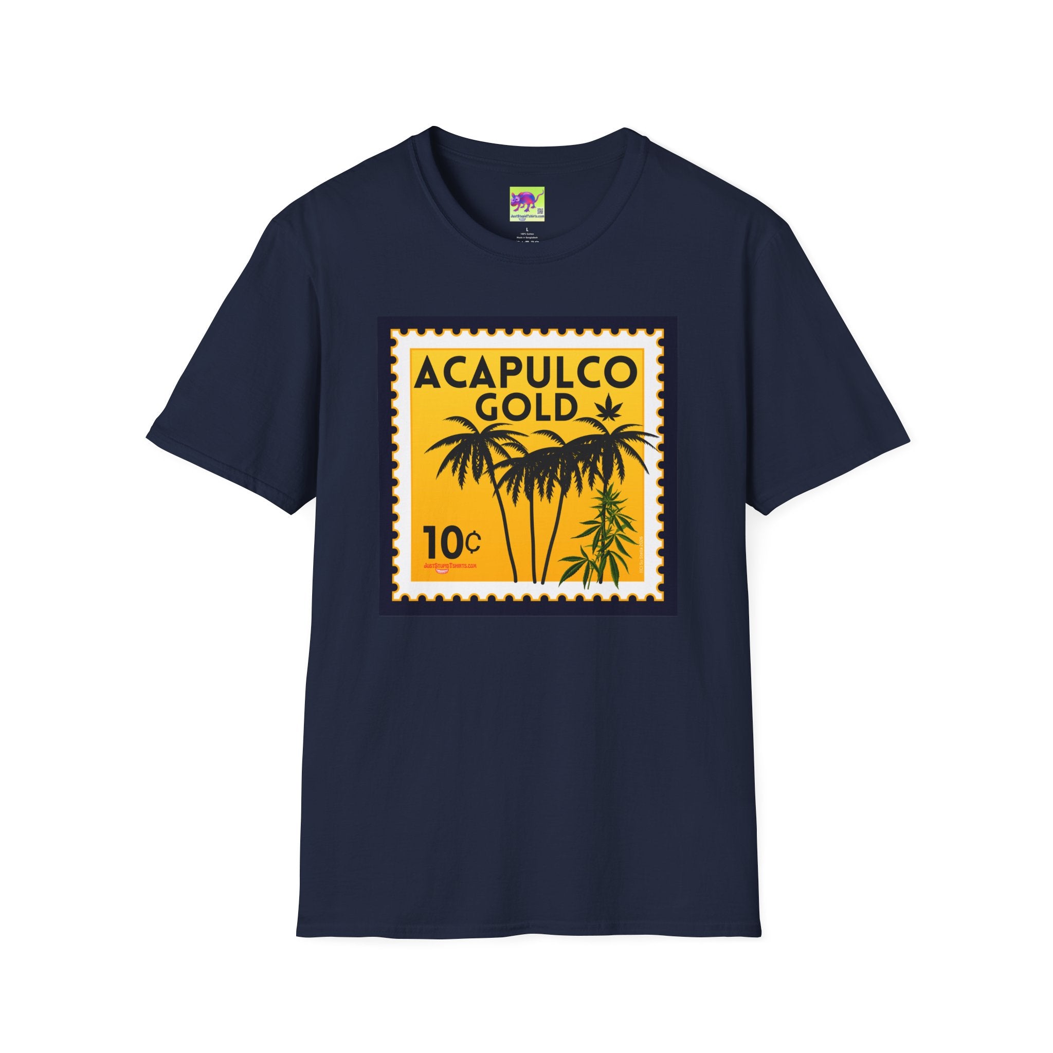 Acapulco Gold Vintage Palm Stamp Graphic Tee